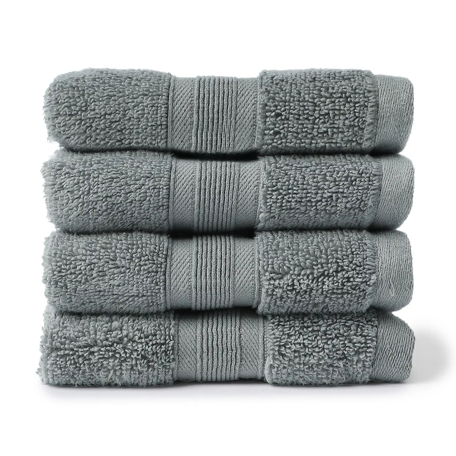Pelushe | Super Absorbent & Luxurious Zero Twist Cotton Terry Face Towels | Set of 4 - Image 51