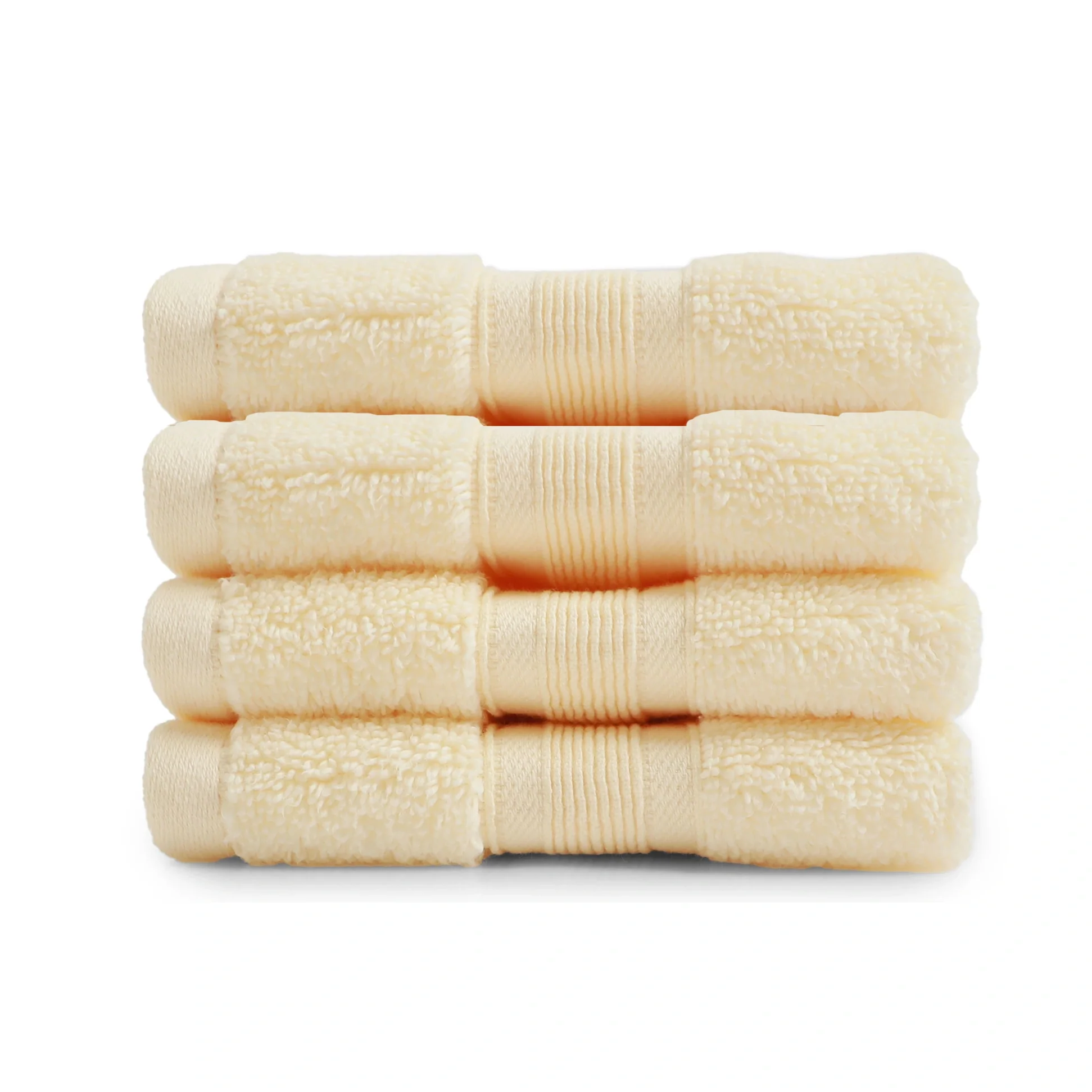 Pelushe | Super Absorbent & Luxurious Zero Twist Cotton Terry Face Towels | Set of 4 - Image 9