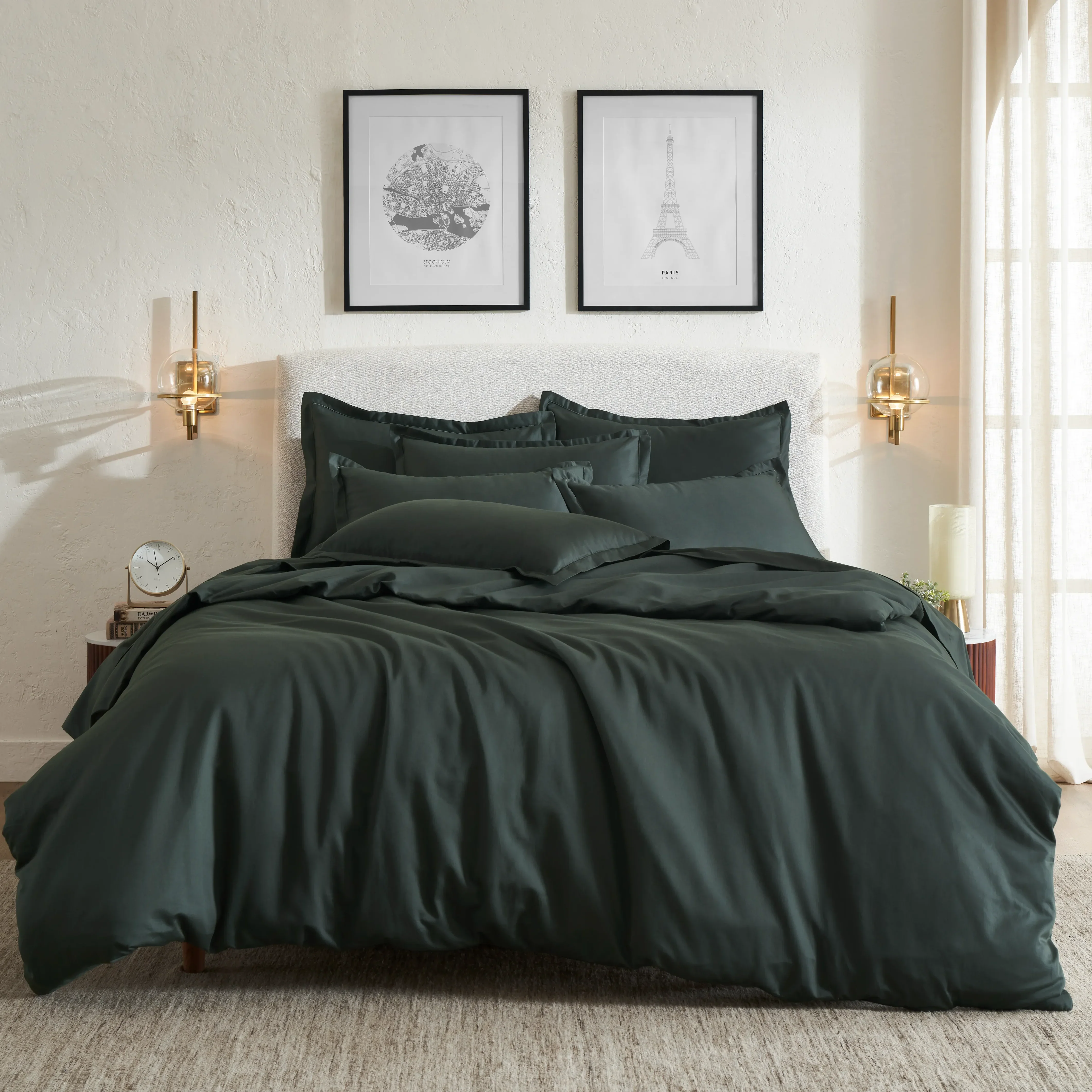 Pelushe | 800TC Long Staple Cotton Luxurious Super Soft Fitted Sheet Set | Pillow Cover with Merrow Hem Treatment - Image 20