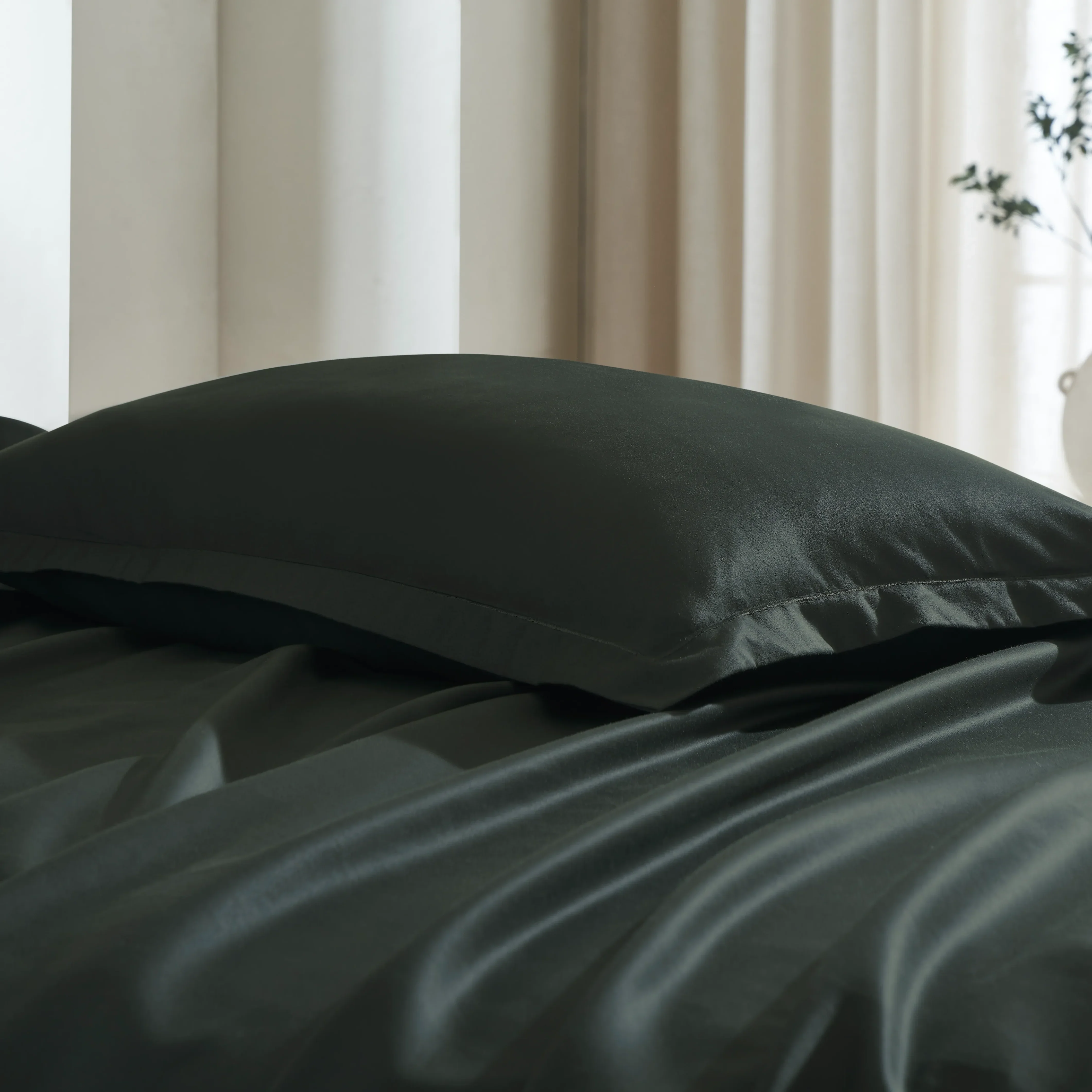 Pelushe | 800TC Long Staple Cotton Luxurious Super Soft Fitted Sheet Set | Pillow Cover with Merrow Hem Treatment - Image 23