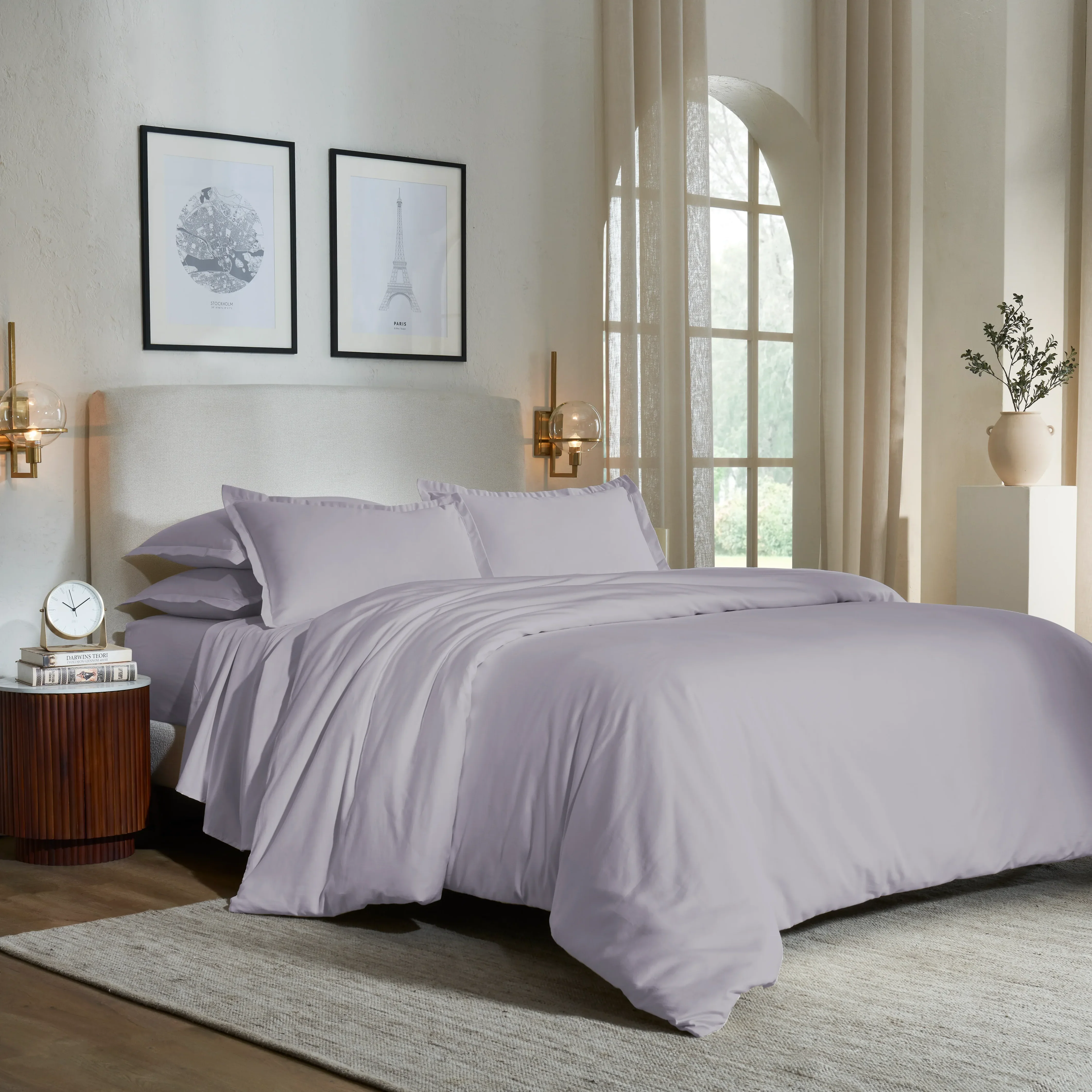 Pelushe | 800TC Long Staple Cotton Luxurious Super Soft Fitted Sheet Set | Pillow Cover with Merrow Hem Treatment - Image 25