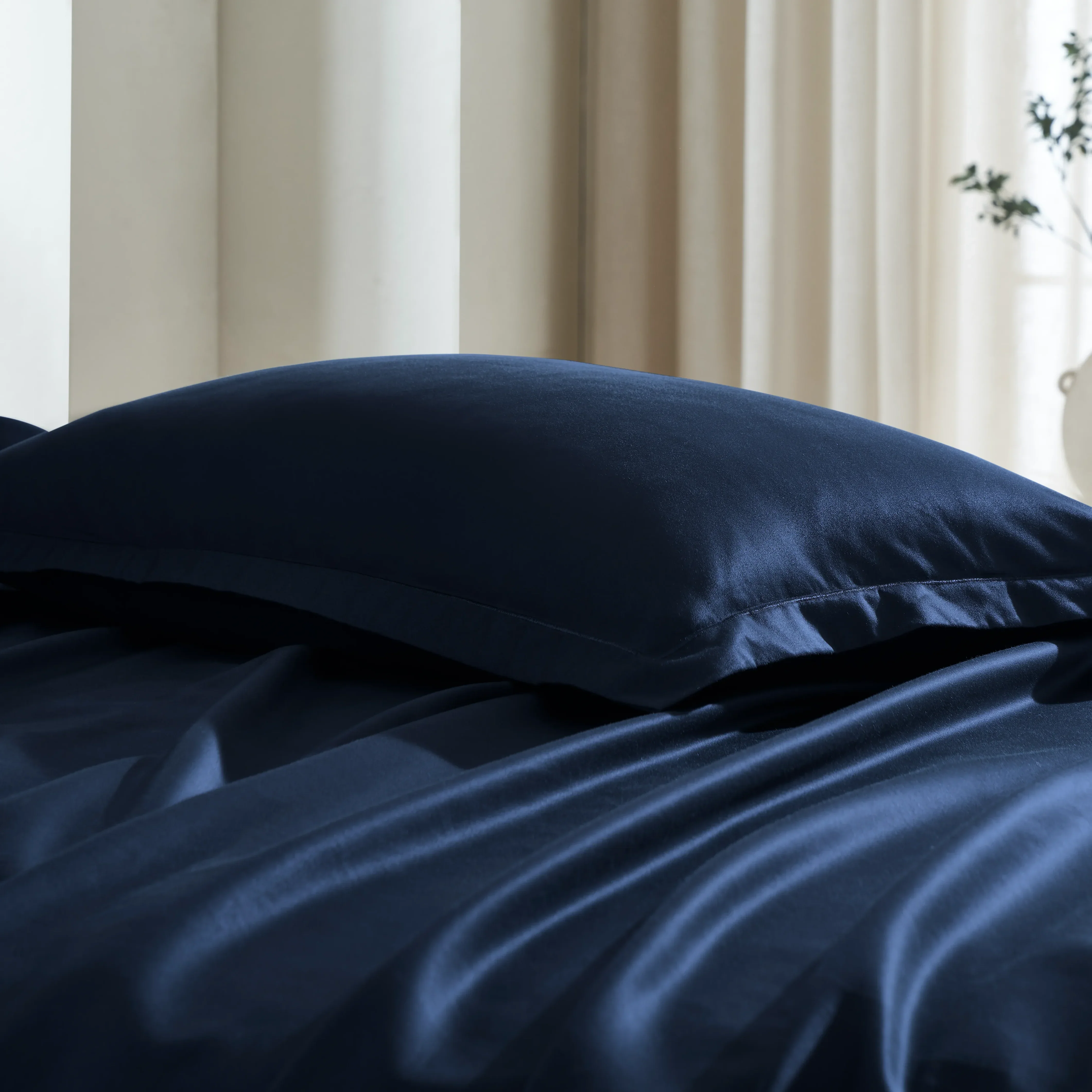 Pelushe | 800TC Long Staple Cotton Luxurious Super Soft Fitted Sheet Set | Pillow Cover with Merrow Hem Treatment - Image 41