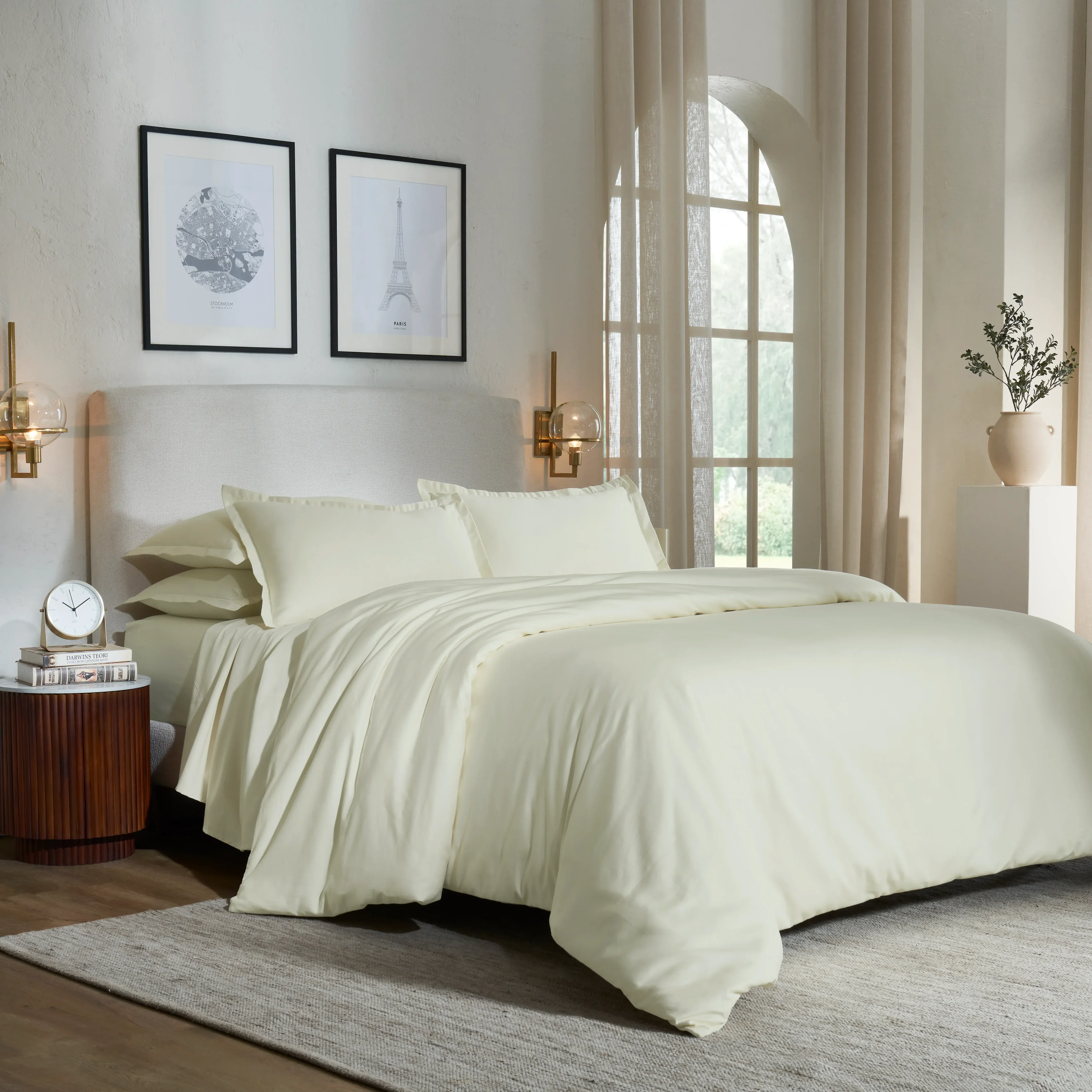 Pelushe | 800TC Long Staple Cotton Luxurious Super Soft Fitted Sheet Set | Pillow Cover with Merrow Hem Treatment - Image 7