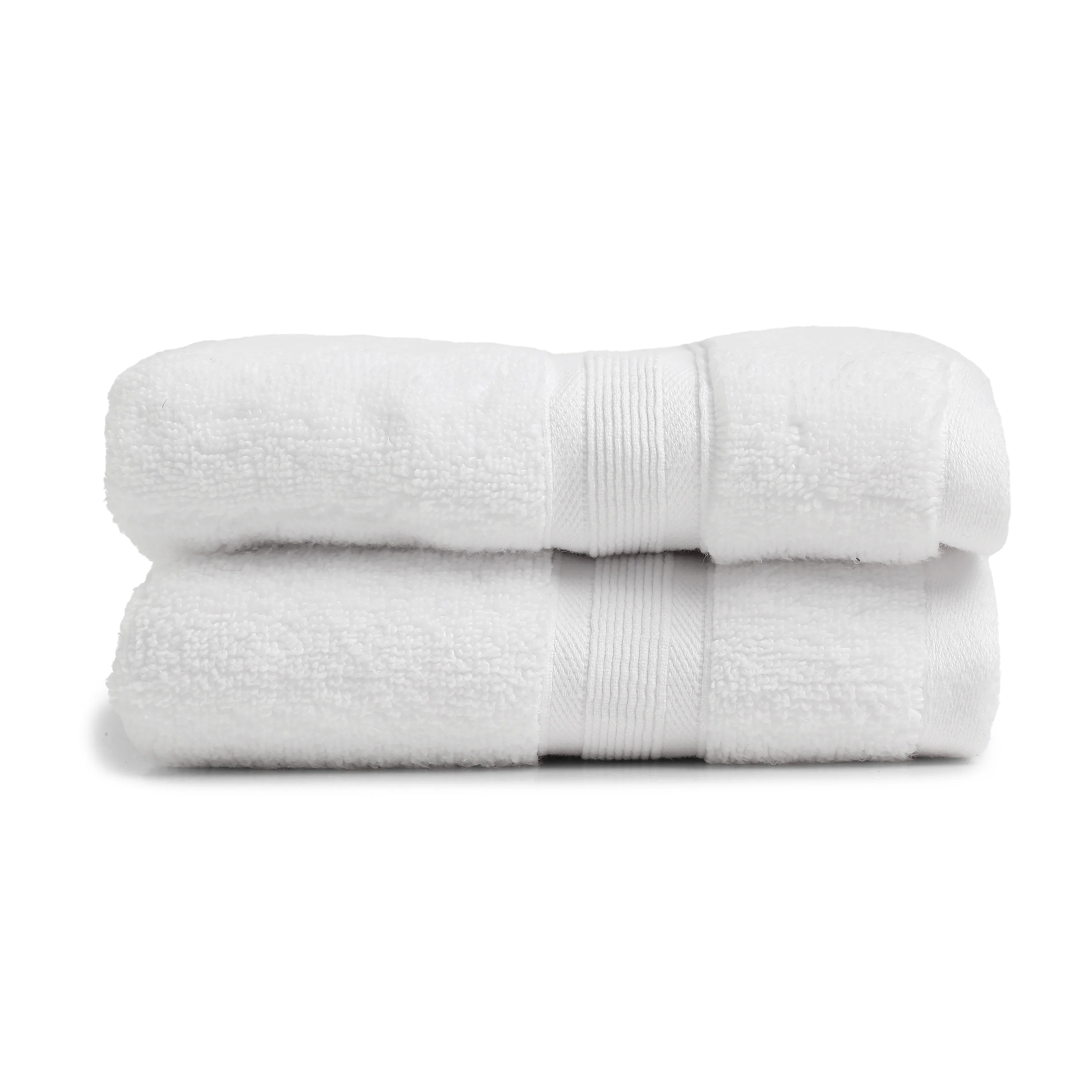 Pelushe | Super Absorbent & Luxurious Zero Twist Cotton Terry Hand Towels | Set of 2 - Image 3