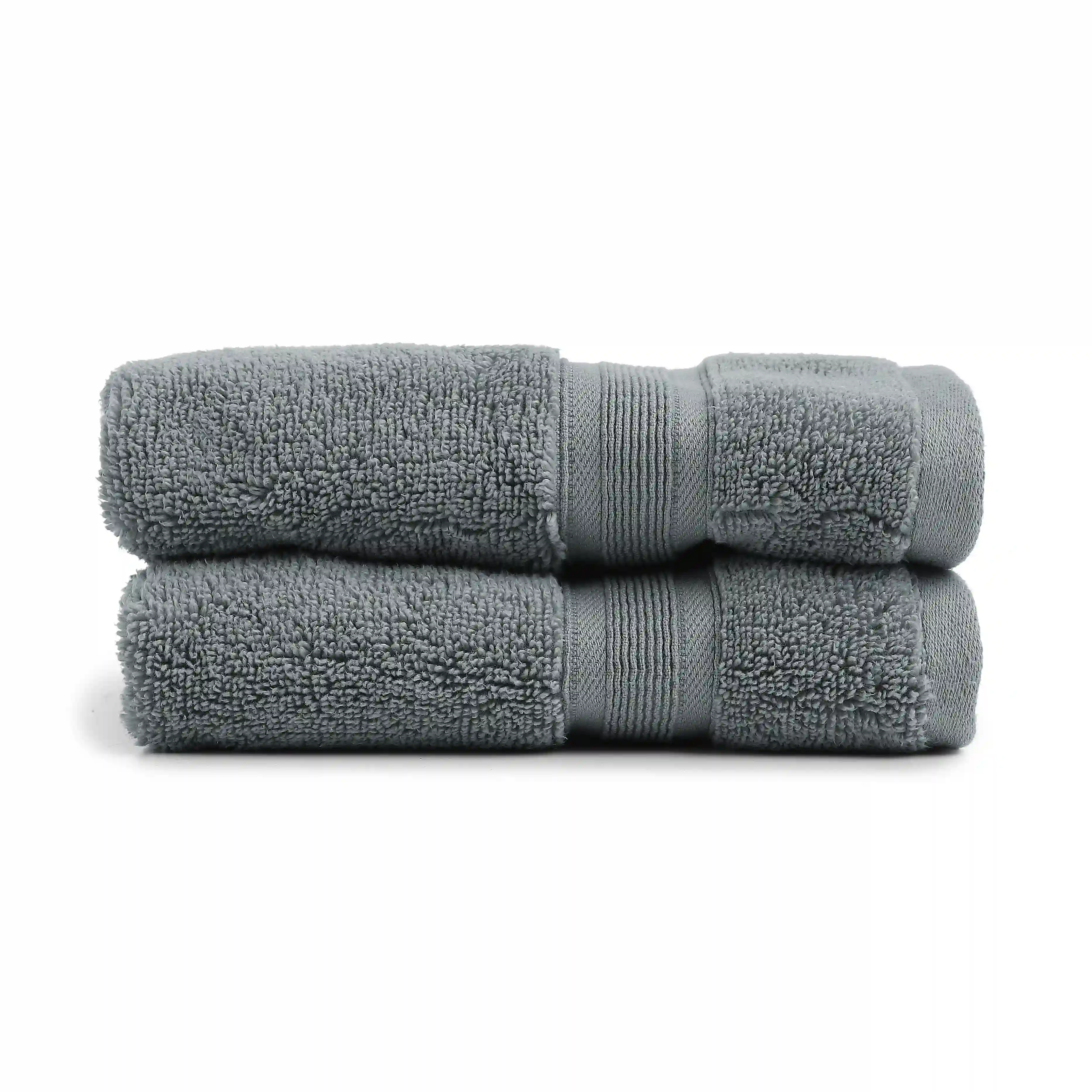 Pelushe | Super Absorbent & Luxurious Zero Twist Cotton Terry Hand Towels | Set of 2 - Image 43