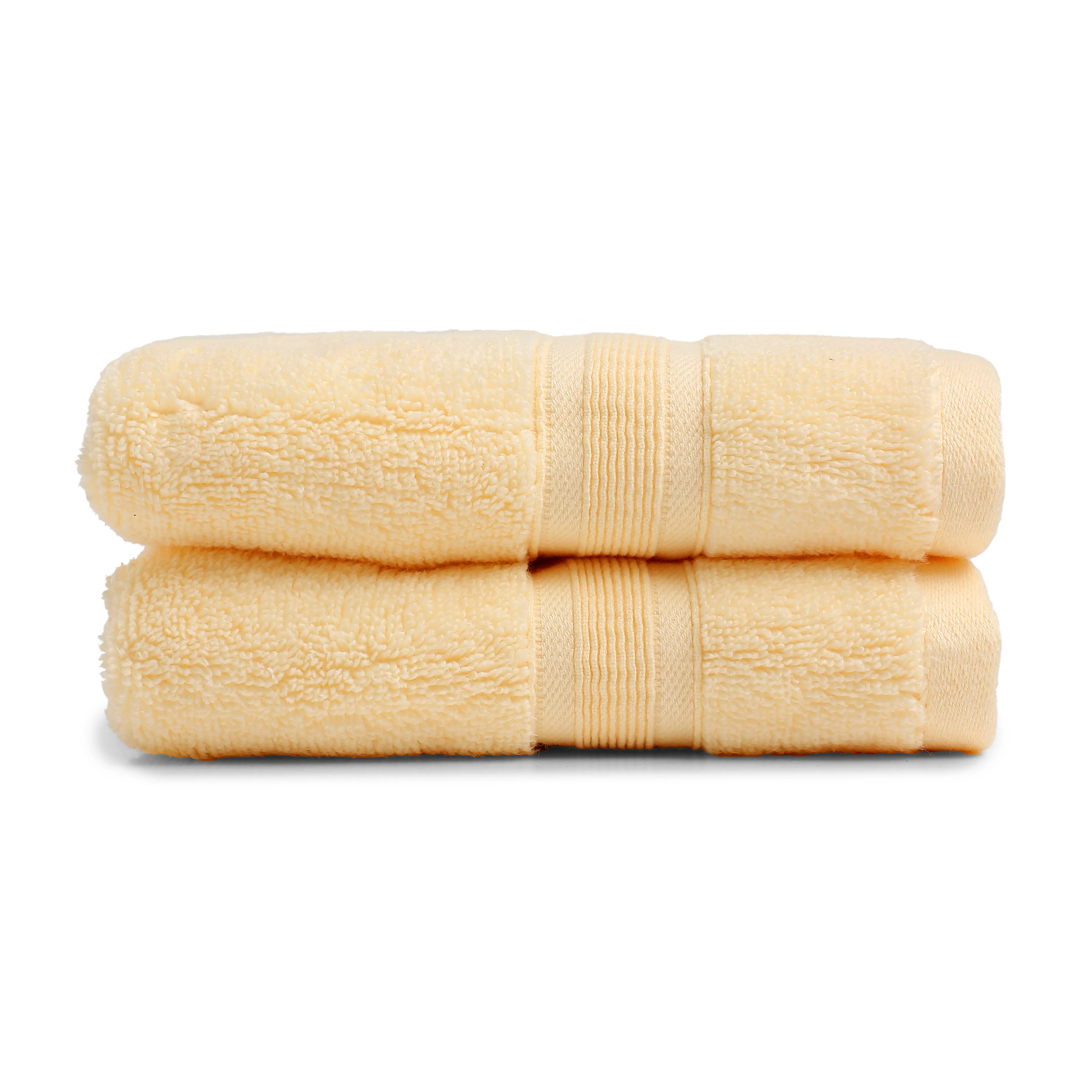 Pelushe | Super Absorbent & Luxurious Zero Twist Cotton Terry Hand Towels | Set of 2 - Image 8