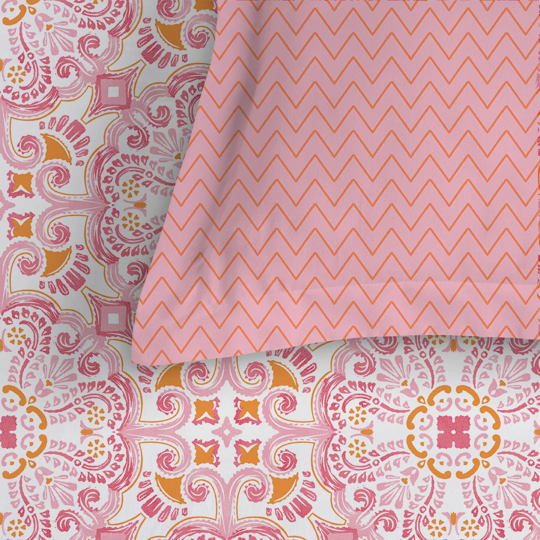 Pure Nest Printed Bedsheet Set - Image 106