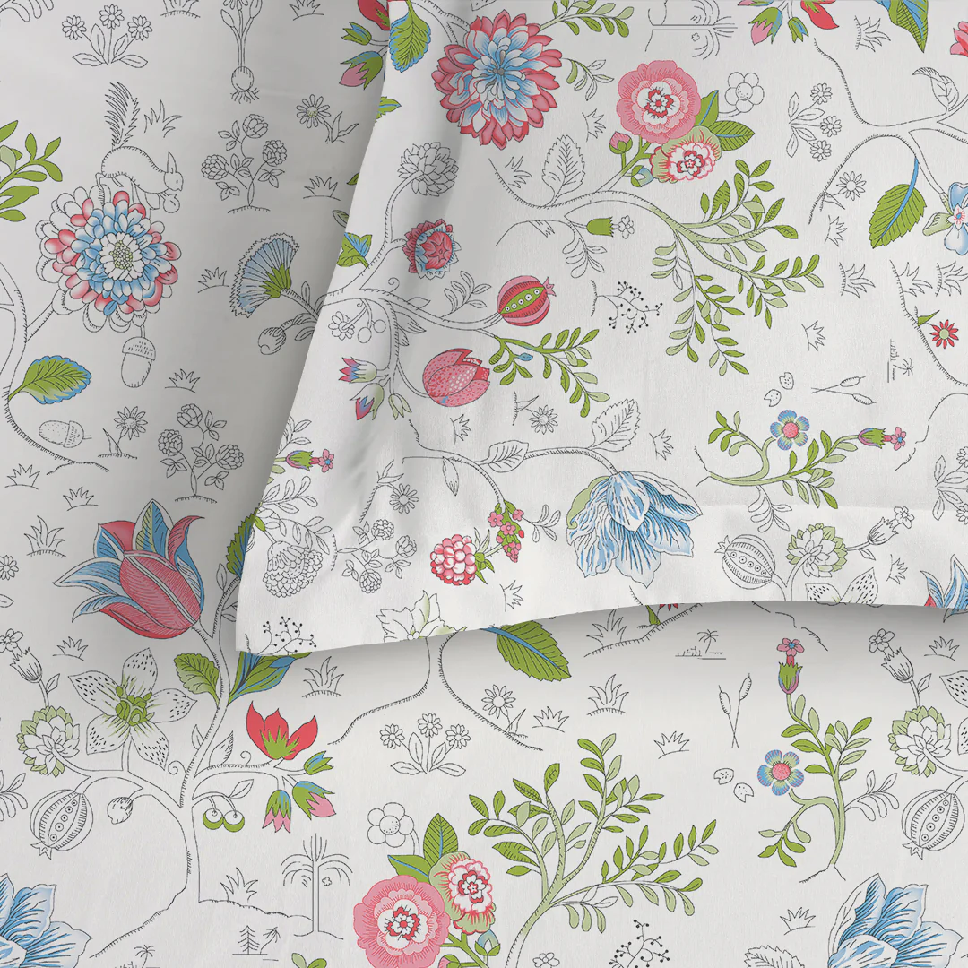 Pure Nest Printed Bedsheet Set - Image 107