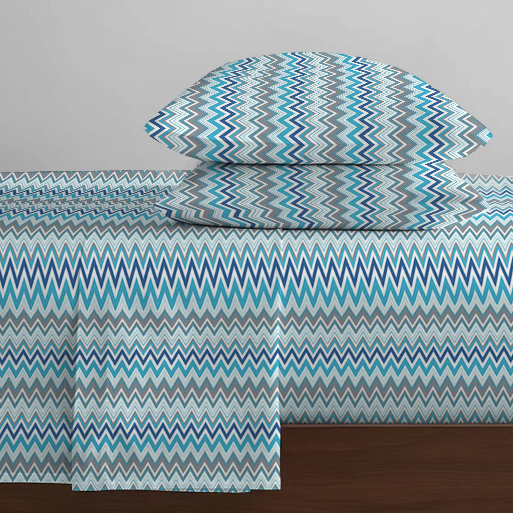 Pure Nest Printed Bedsheet Set - Image 117