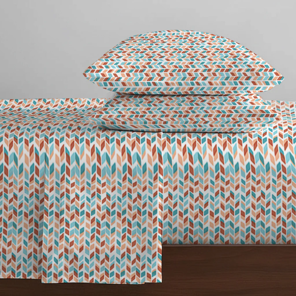Pure Nest Printed Bedsheet Set - Image 119