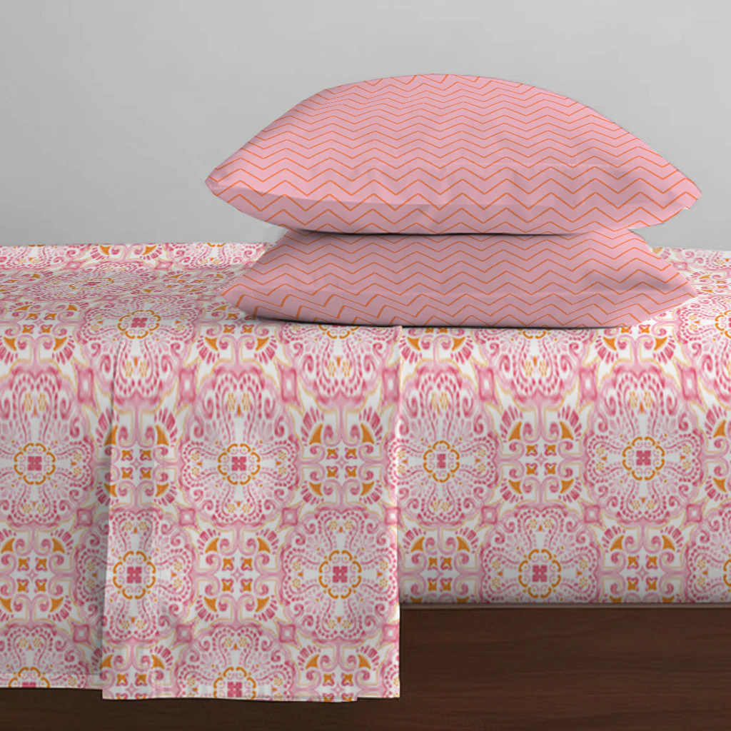 Pure Nest Printed Bedsheet Set - Image 124