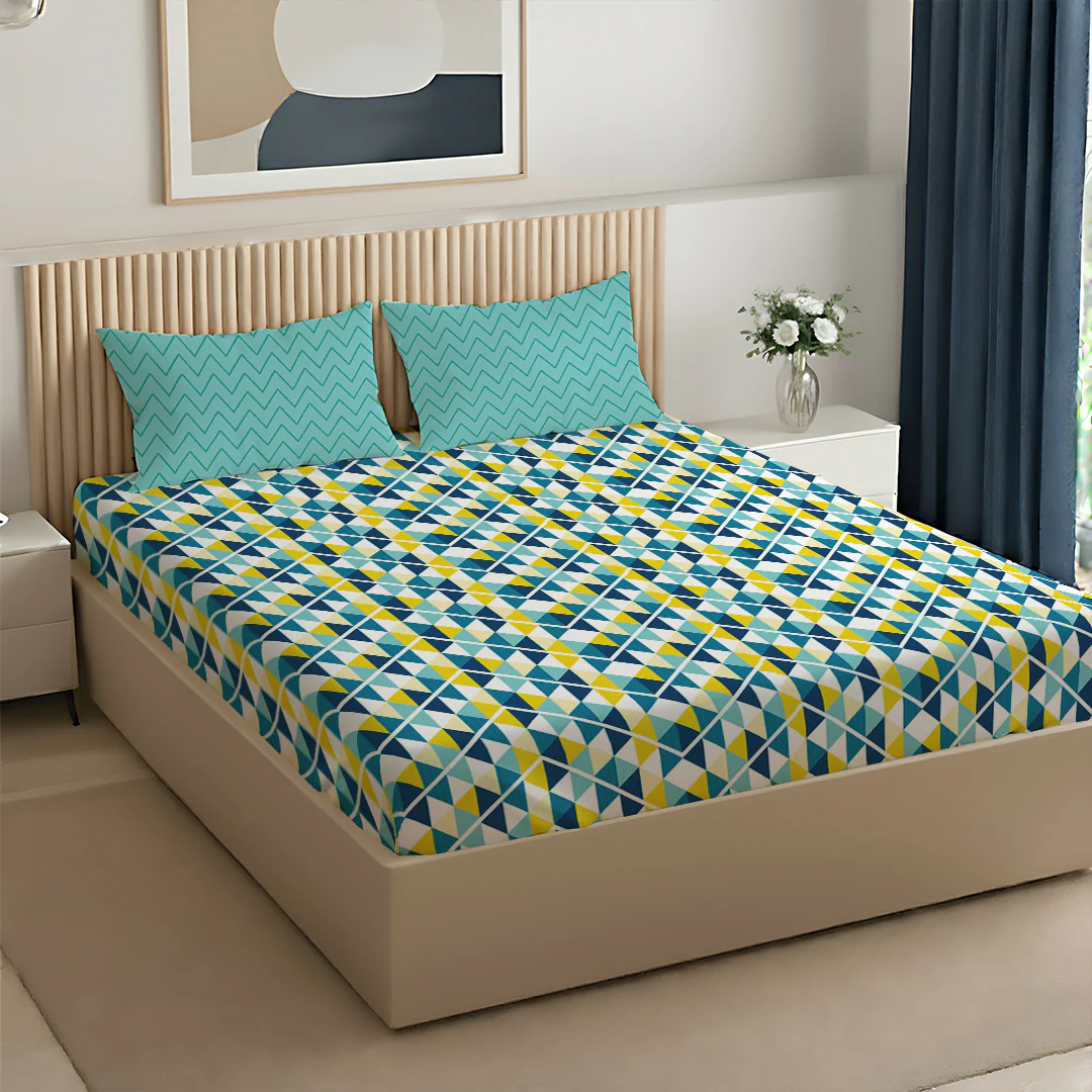 Pure Nest Printed Bedsheet Set - Image 136