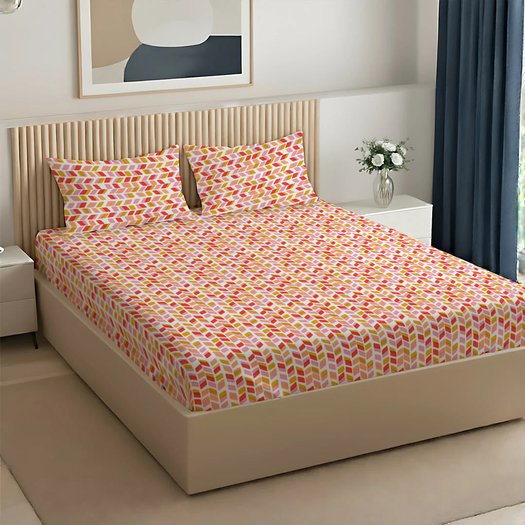 Pure Nest Printed Bedsheet Set - Image 140