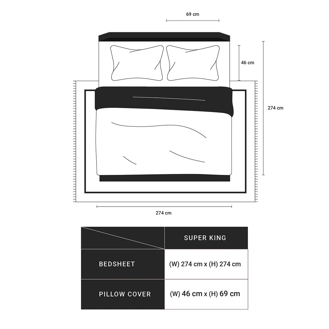 Pure Nest Printed Bedsheet Set - Image 16