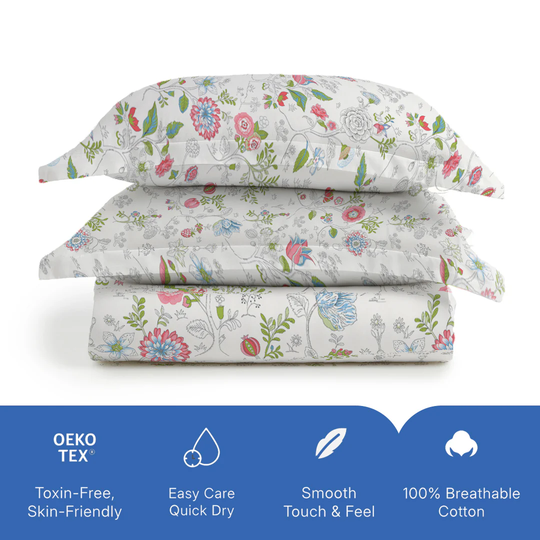 Pure Nest Printed Bedsheet Set - Image 31