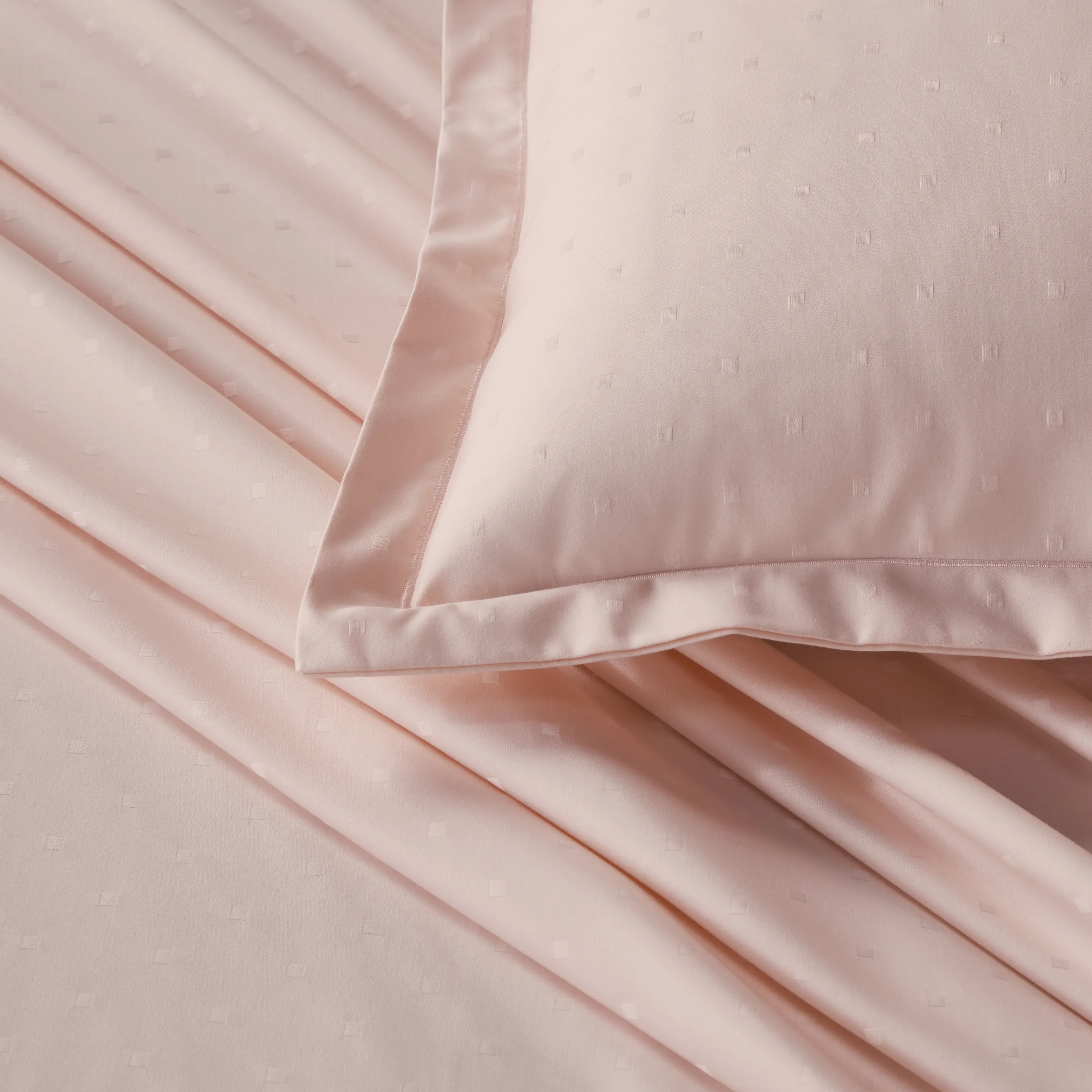 Ricaso | 1000TC Egyptian Cotton Swiss Dot Super Soft Bedsheet Set | Pillow Cover with Merrow Hem Treatment - Image 25