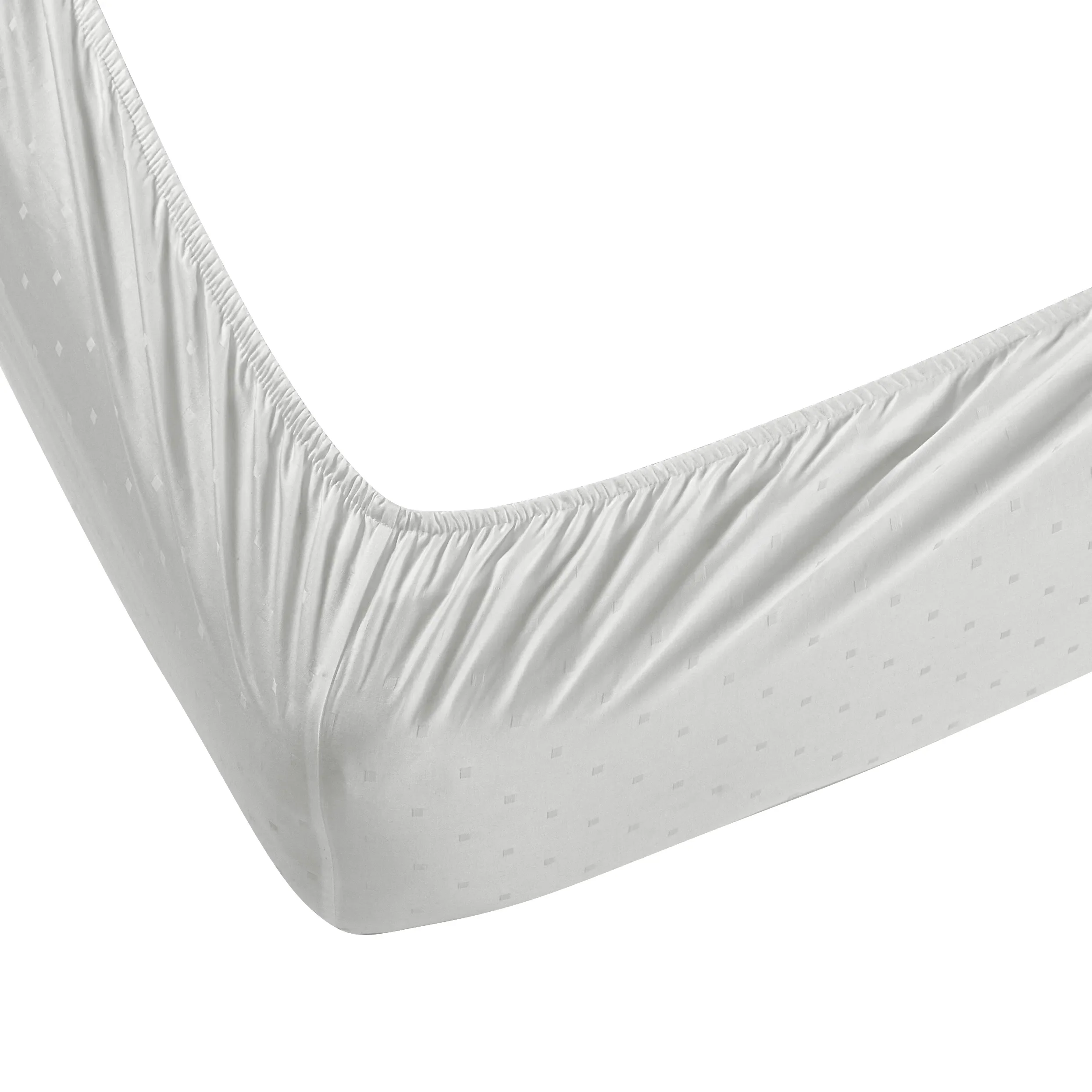 Ricaso | 1000TC Egyptian Cotton Swiss Dot Super Soft Fitted Sheet Set | Pillow Cover with Merrow Hem Treatment - Image 12