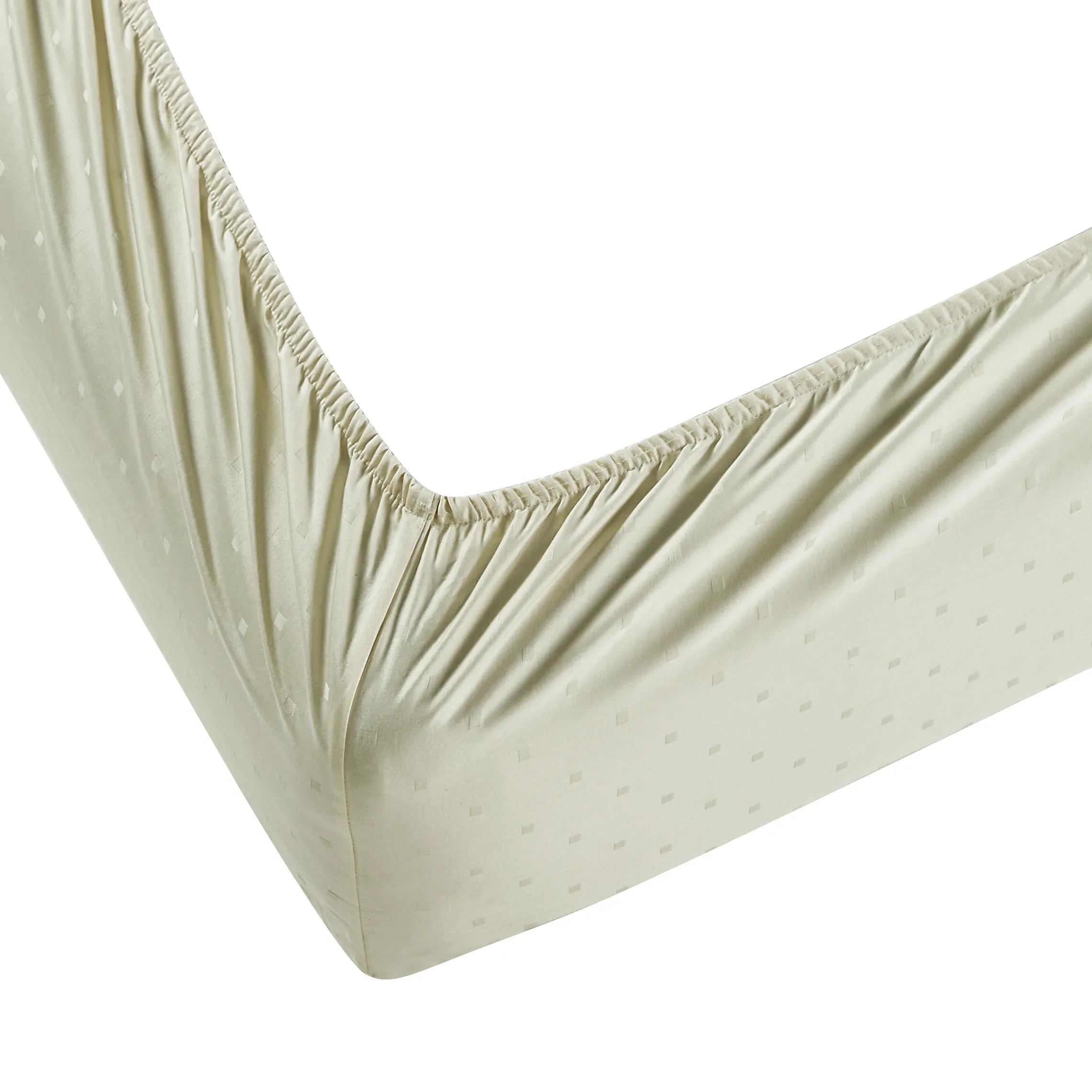 Ricaso | 1000TC Egyptian Cotton Swiss Dot Super Soft Fitted Sheet Set | Pillow Cover with Merrow Hem Treatment - Image 18