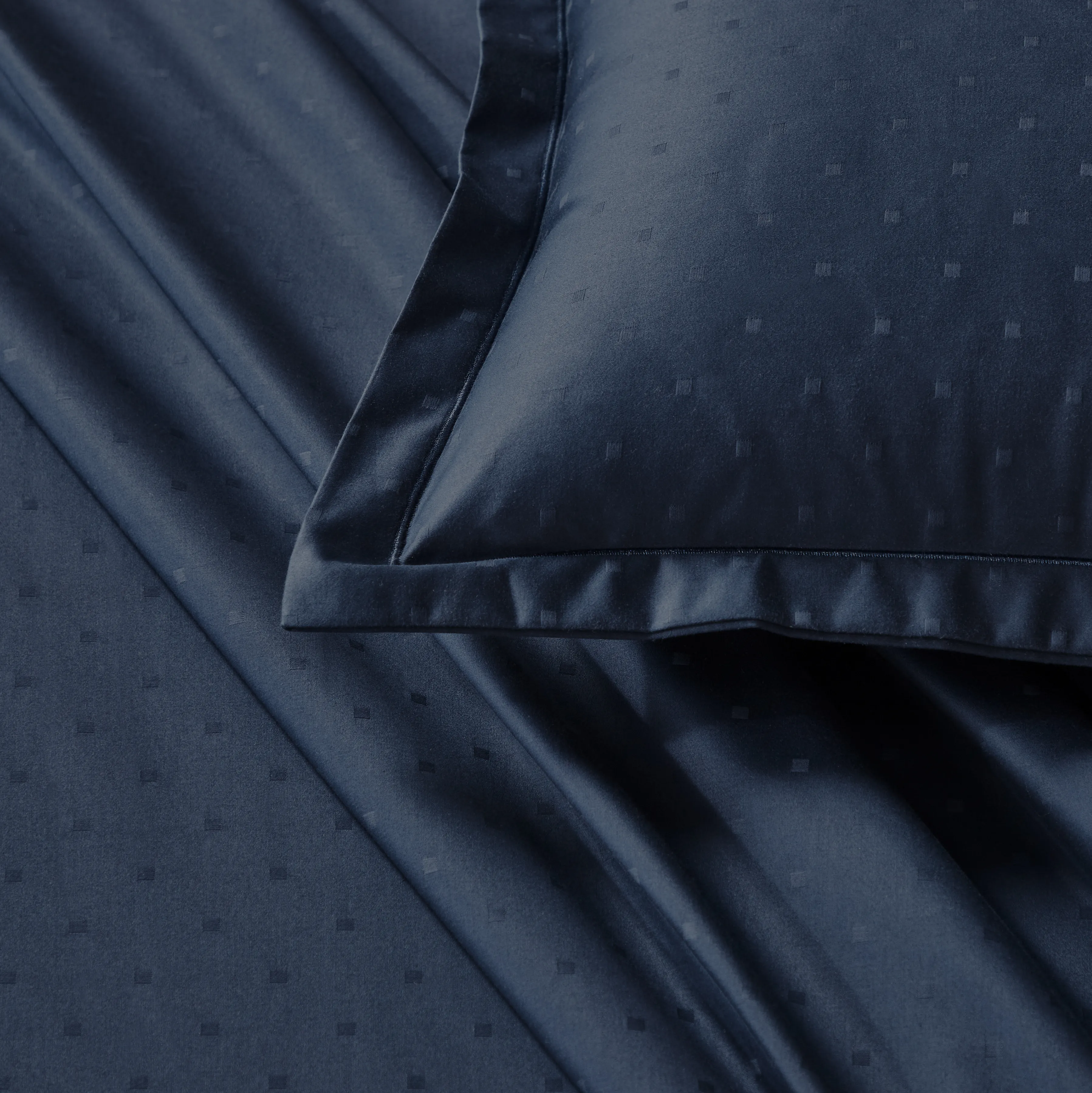 Ricaso | 1000TC Egyptian Cotton Swiss Dot Super Soft Fitted Sheet Set | Pillow Cover with Merrow Hem Treatment - Image 5