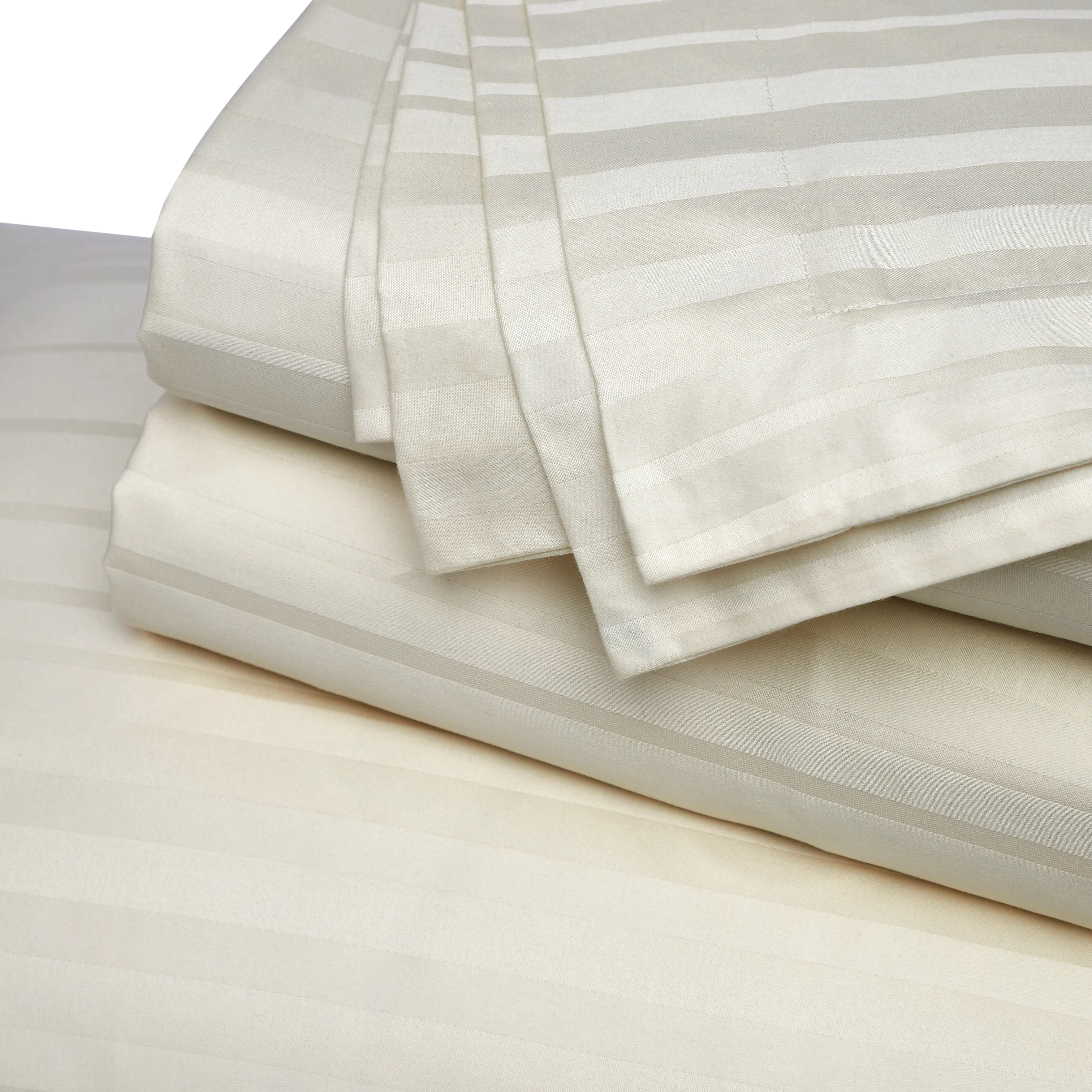 Seraya | 400TC Varigated Stripes Super Soft Bedsheet Set - Image 13