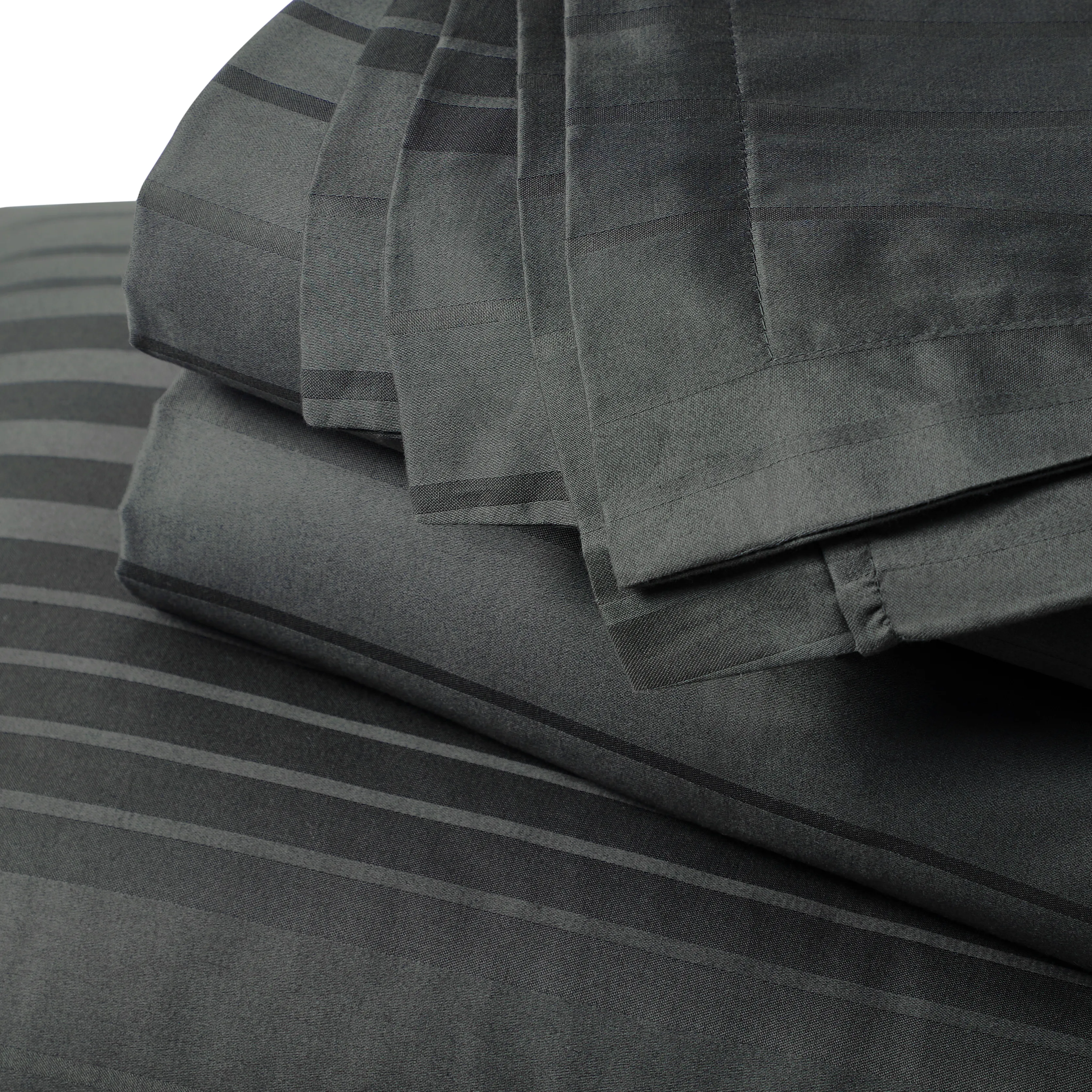 Seraya | 400TC Varigated Stripes Super Soft Bedsheet Set - Image 19