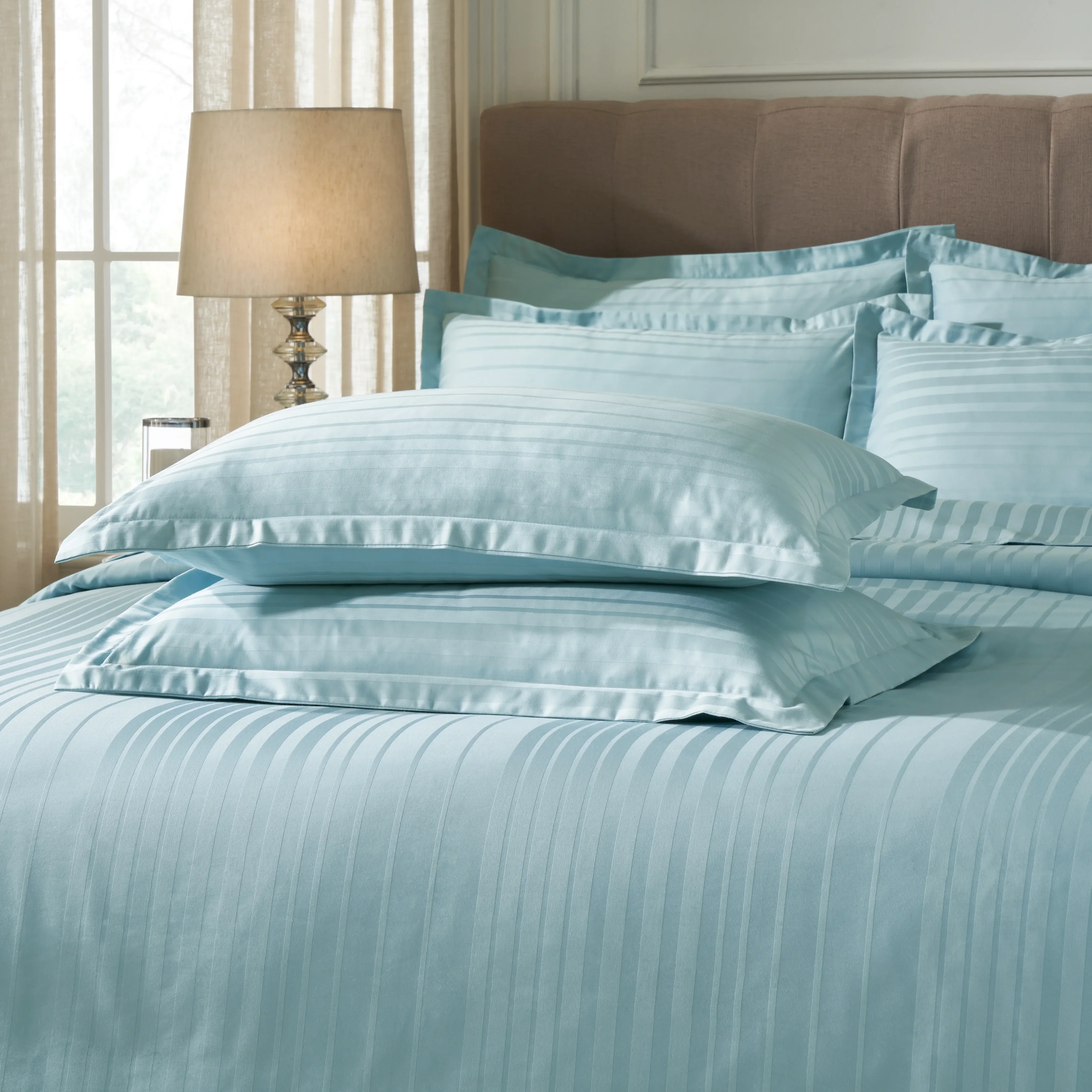 Seraya | 400TC Varigated Stripes Super Soft Bedsheet Set - Image 22
