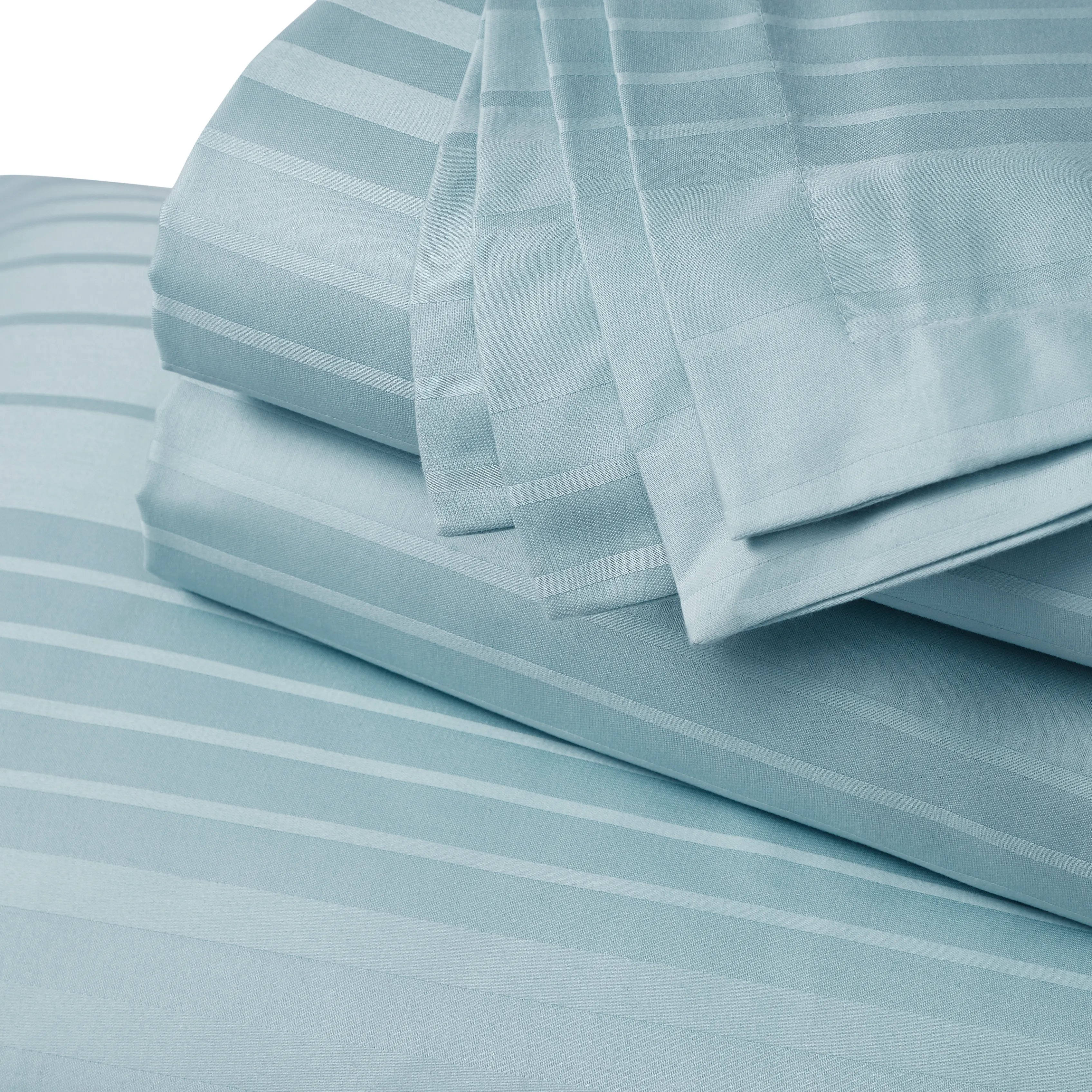 Seraya | 400TC Varigated Stripes Super Soft Bedsheet Set - Image 25