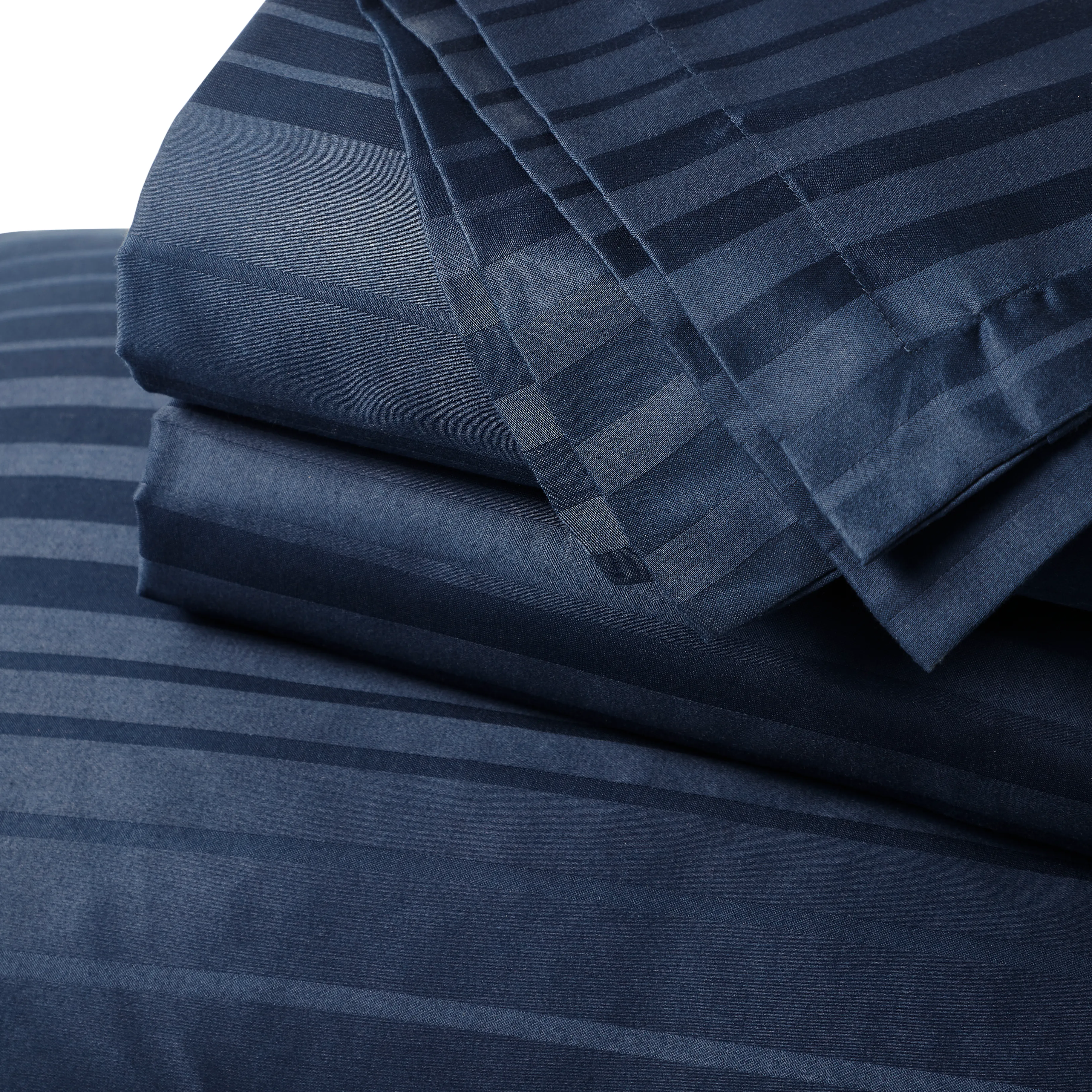 Seraya | 400TC Varigated Stripes Super Soft Bedsheet Set - Image 43