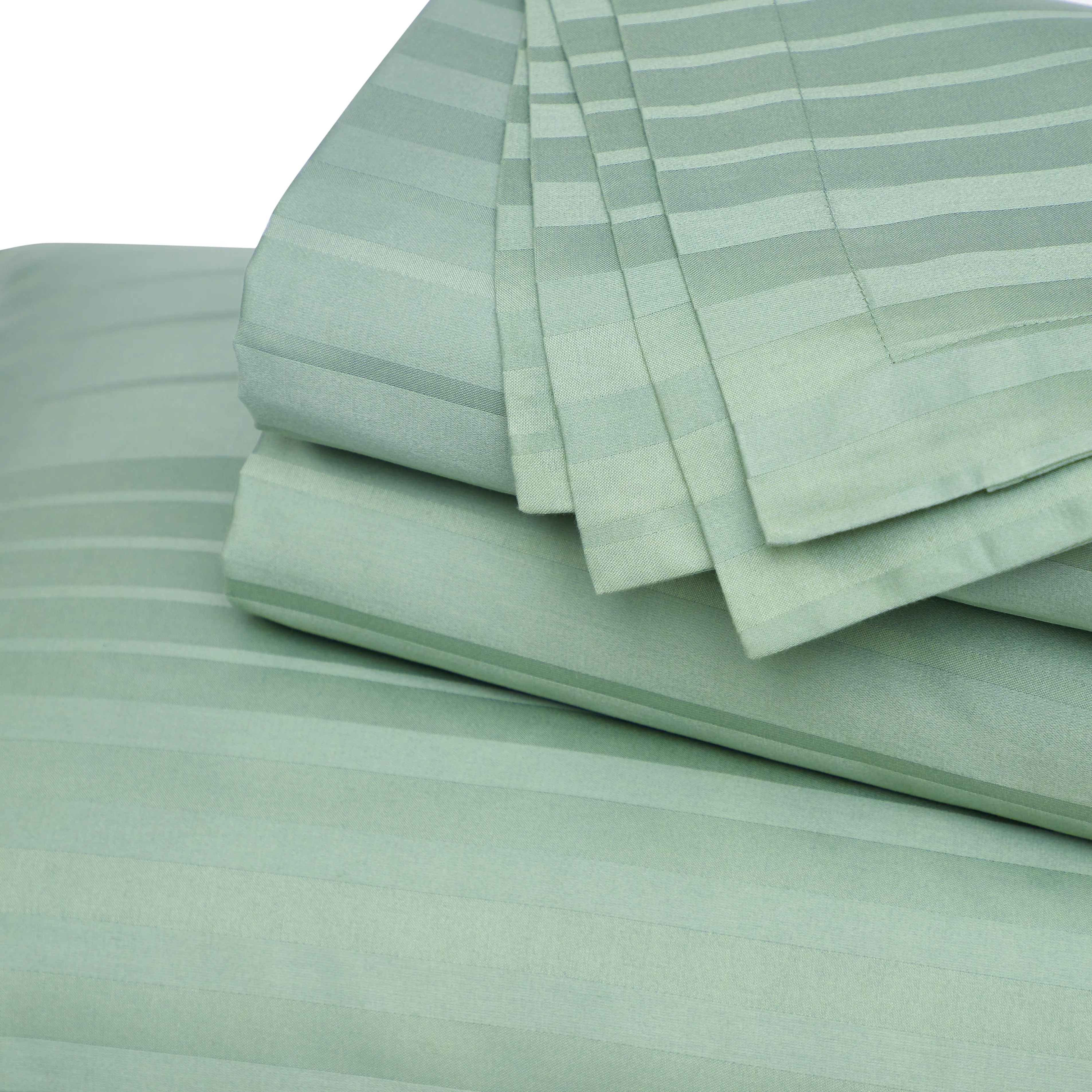 Seraya | 400TC Varigated Stripes Super Soft Fitted Sheet Set - Image 42
