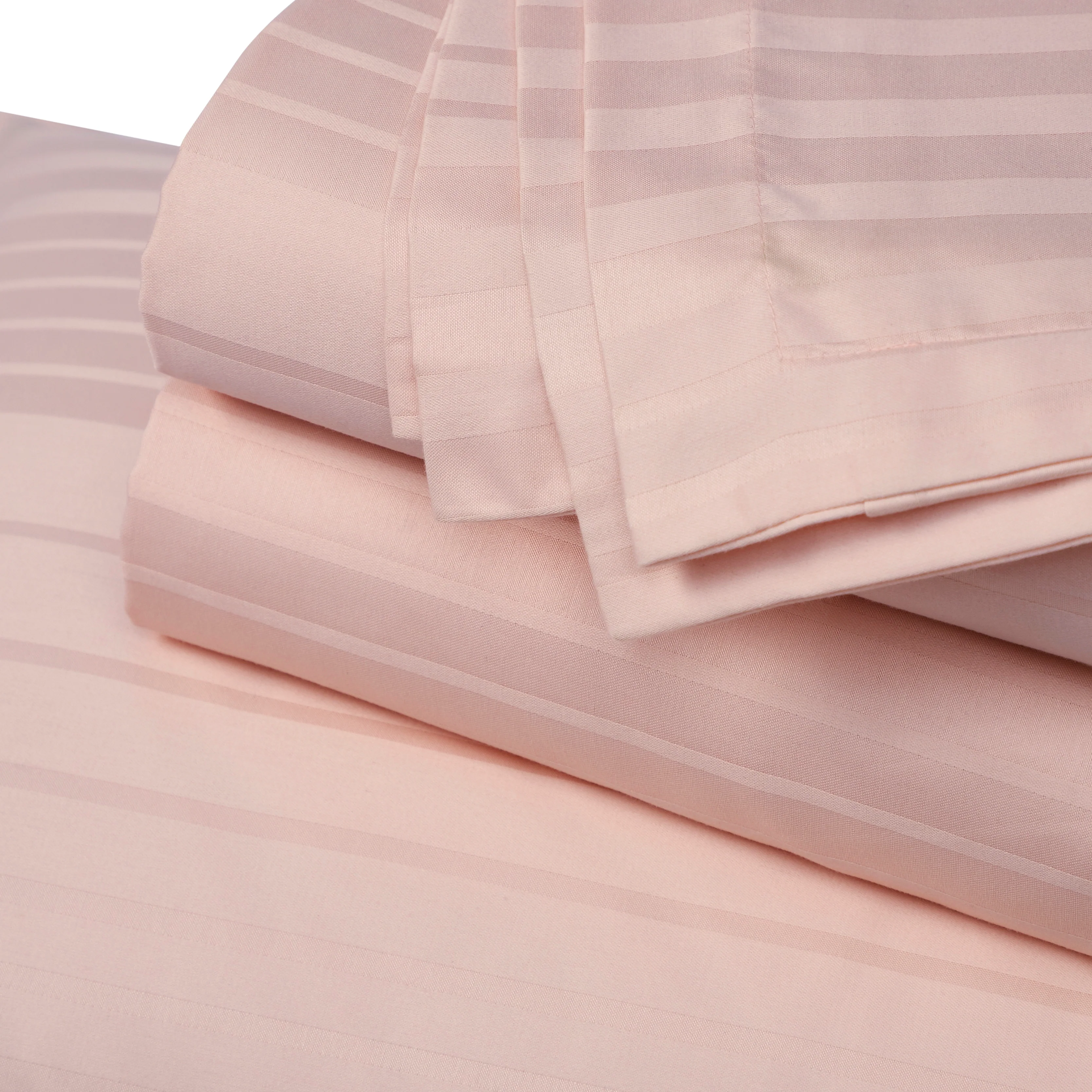 Seraya | 400TC Varigated Stripes Super Soft Fitted Sheet Set - Image 49