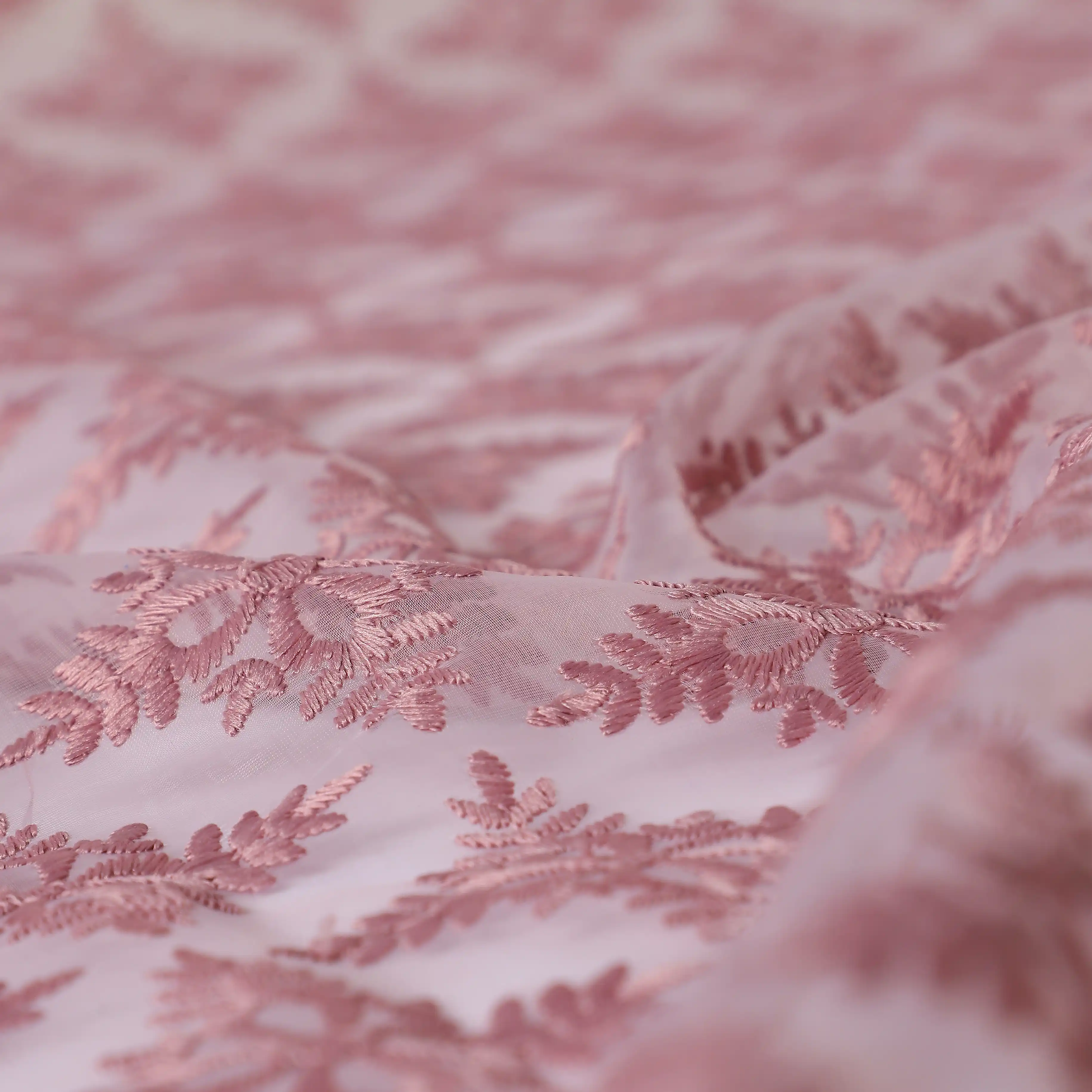 Velina Set Of 2 Embroidered Sheer Readymade Curtains | Royal Jharokha - Image 15