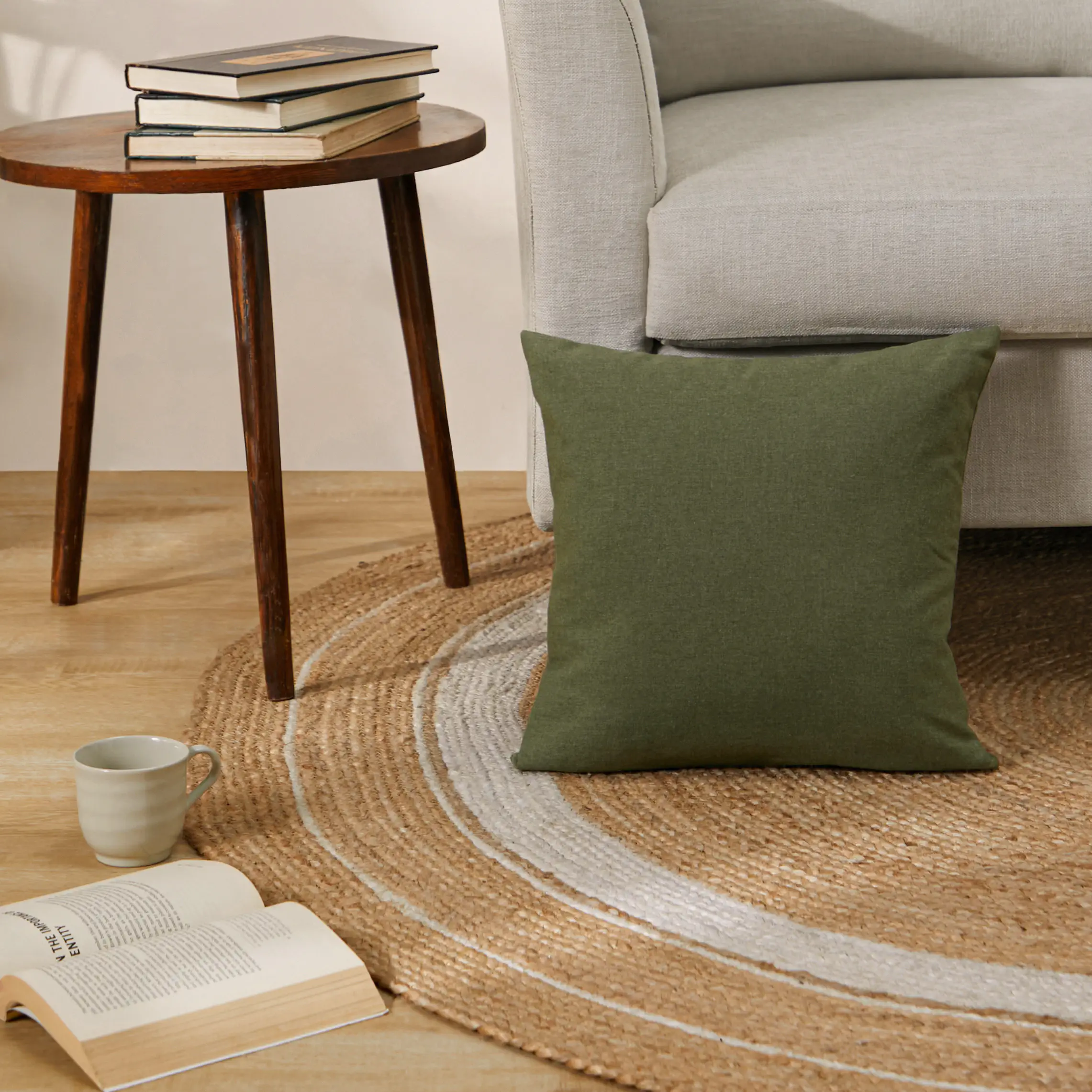 Vissencia 100% Cotton Cushion Cover | Fern - Image 9
