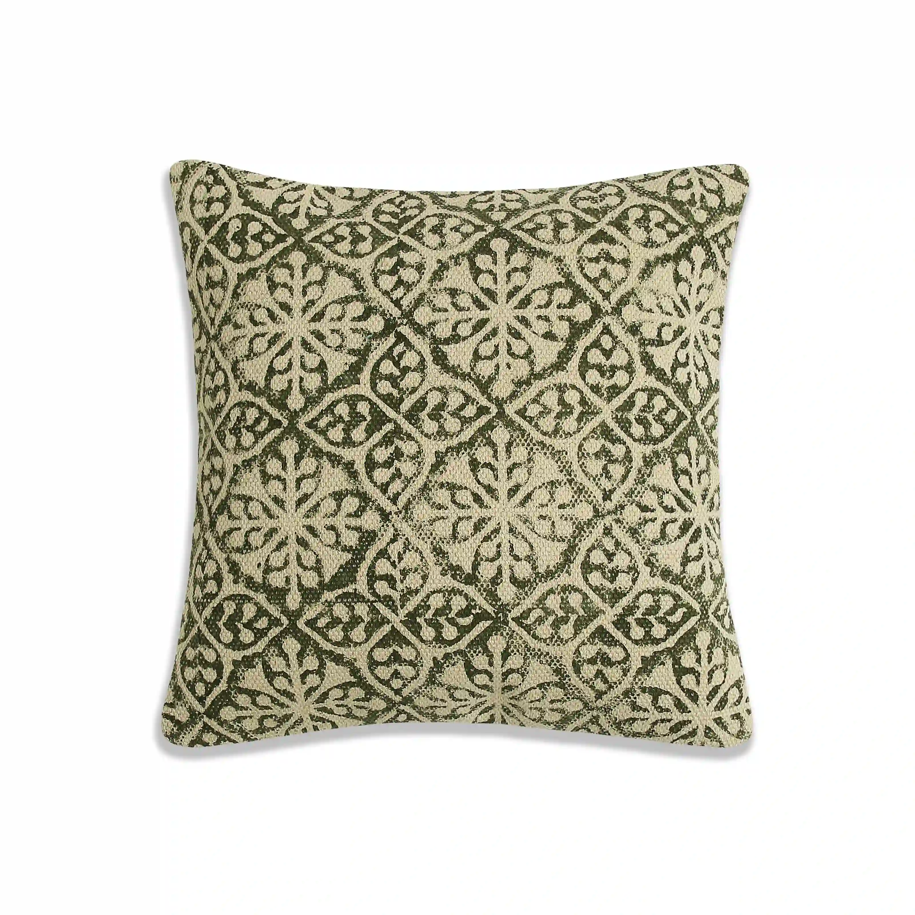 Vissencia 100% Cotton Printed Cushion Cover | Trellis - Image 6