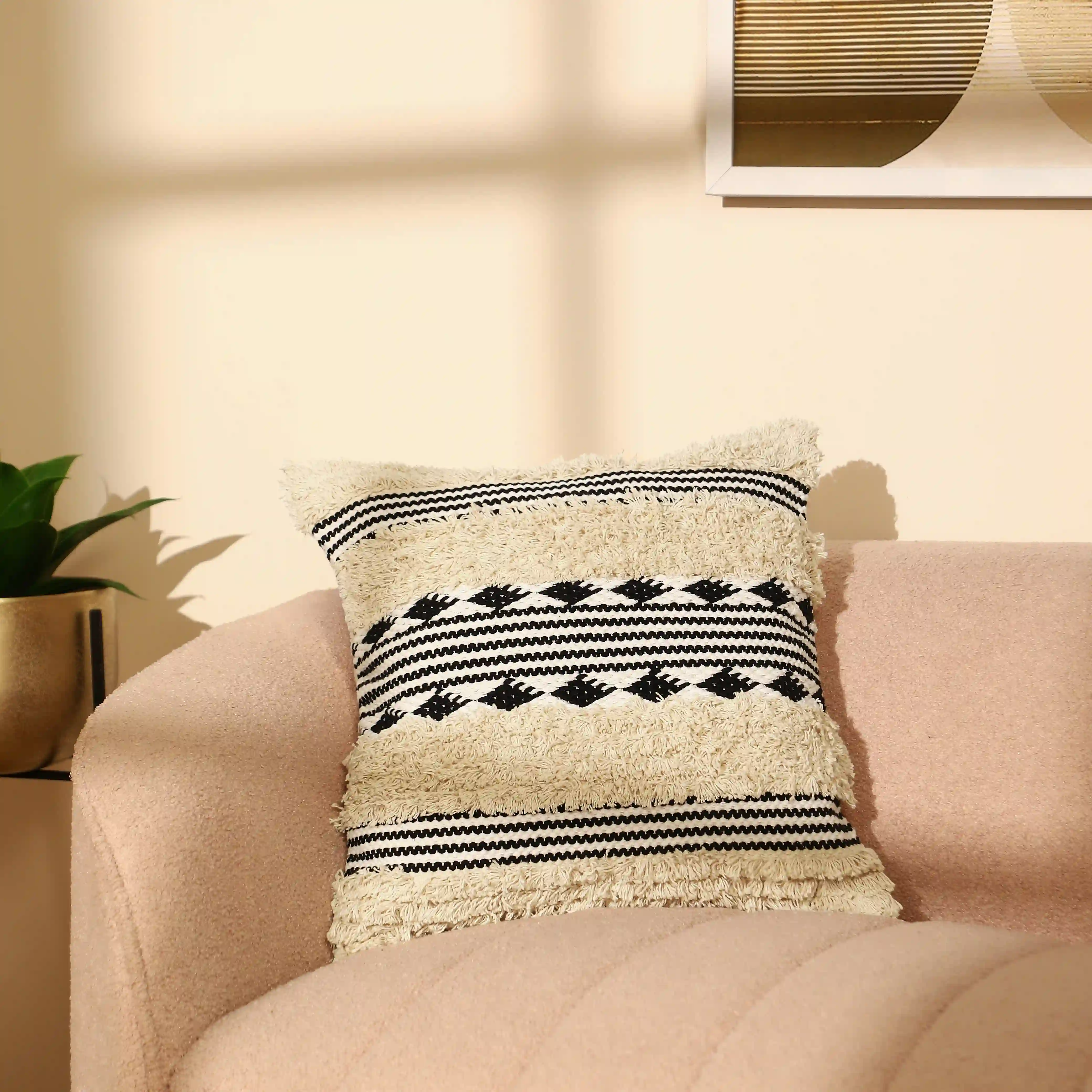 Vissencia 100% Cotton Woven Cushion Cover | Boho Bliss - Image 14