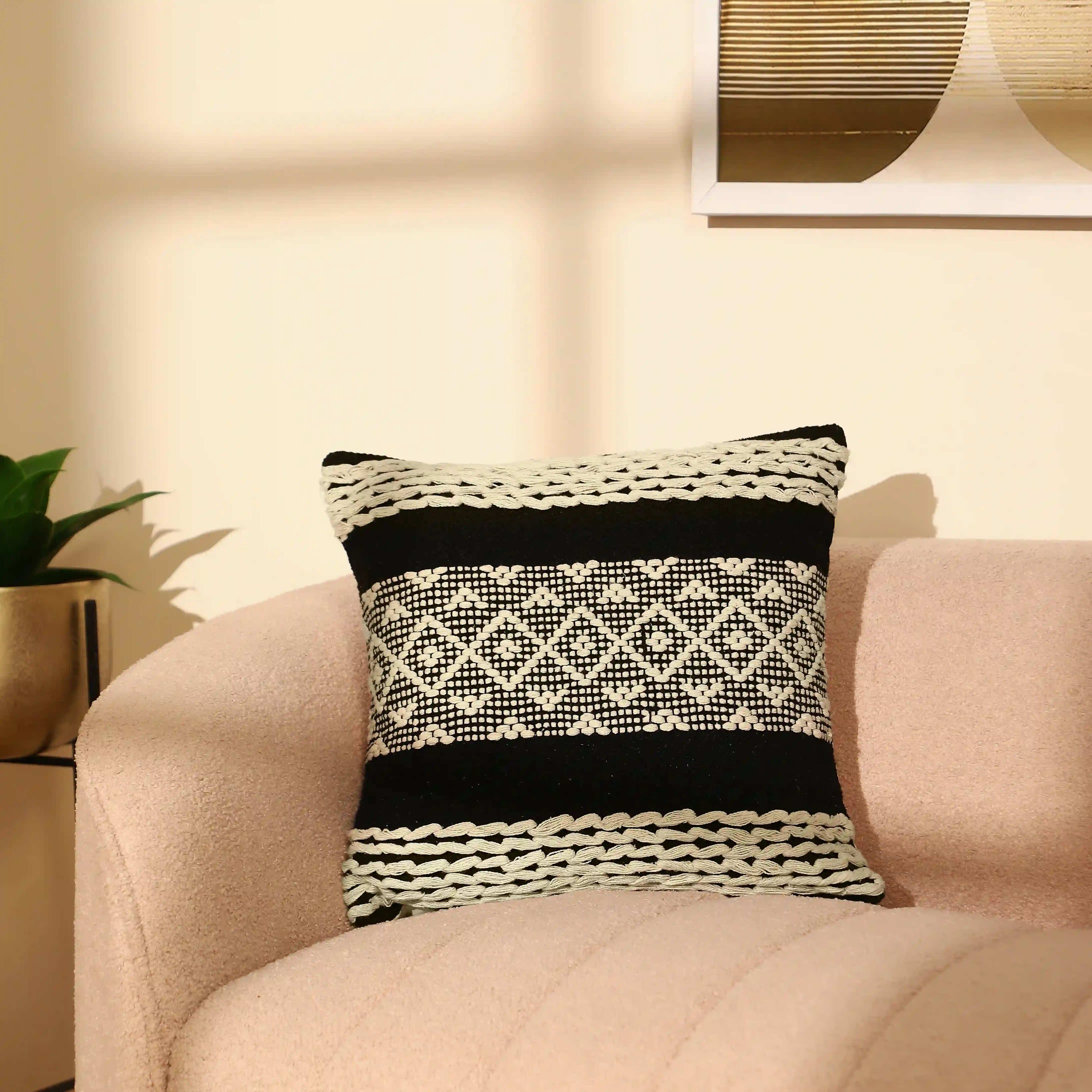 Vissencia 100% Cotton Woven Cushion Cover | Boho Bliss - Image 39