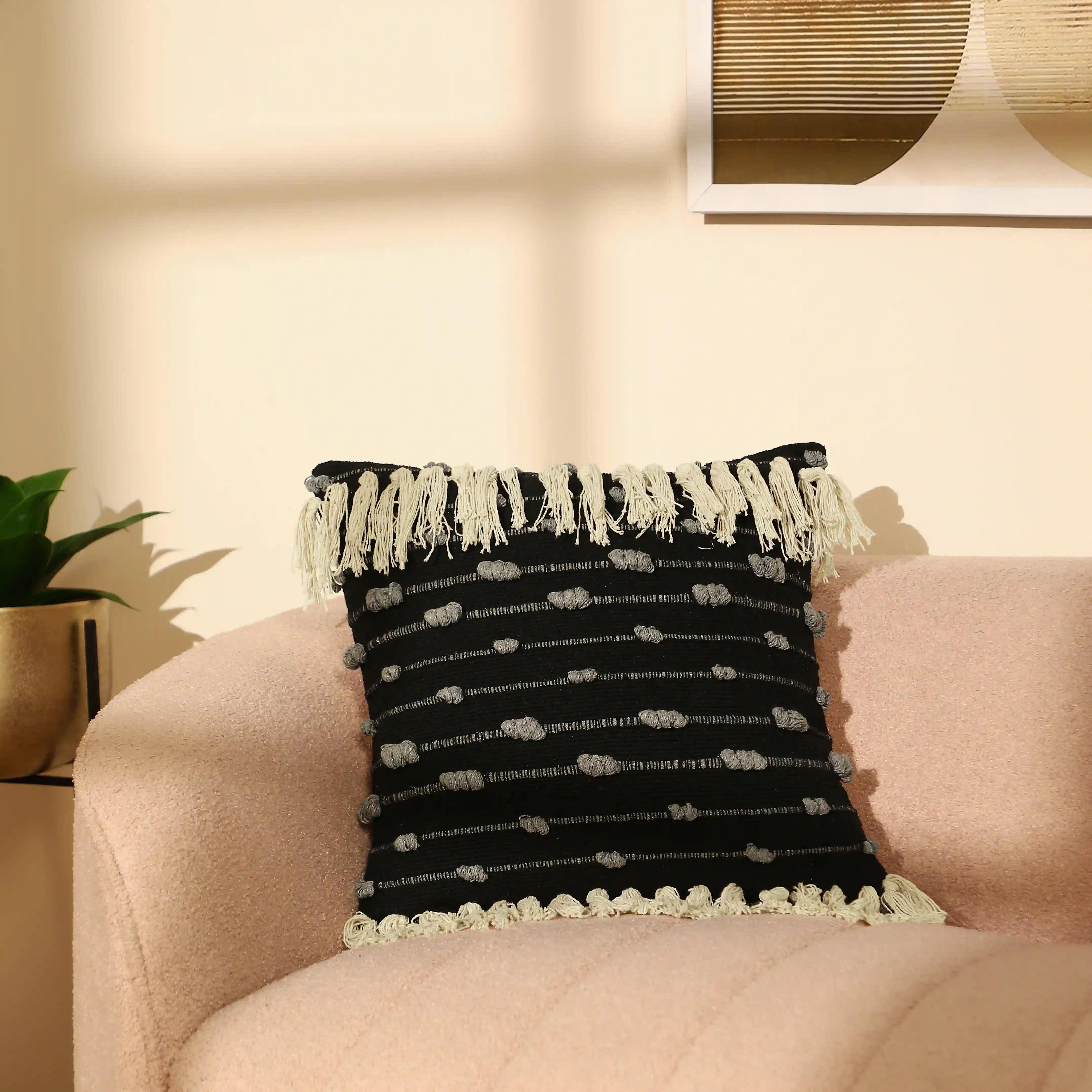 Vissencia 100% Cotton Woven Cushion Cover | Boho Bliss - Image 49