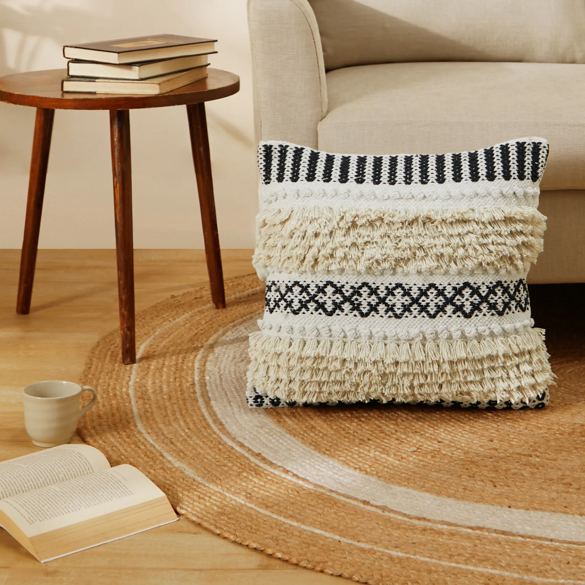 Vissencia 100% Cotton Woven Cushion Cover | Boho Bliss - Image 69