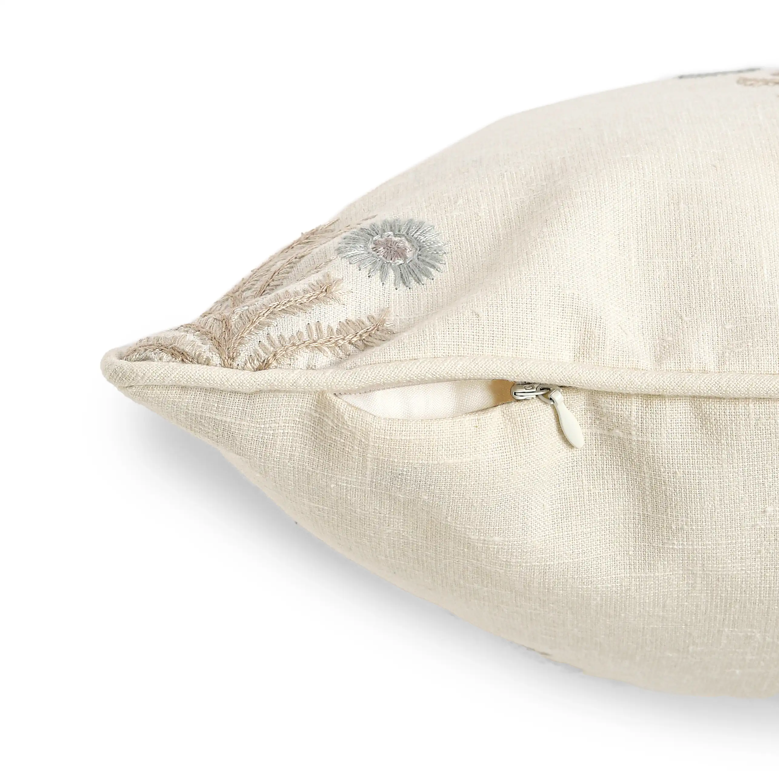 Vissencia Embroidered Cushion Cover | Threaded Bloom - Image 5
