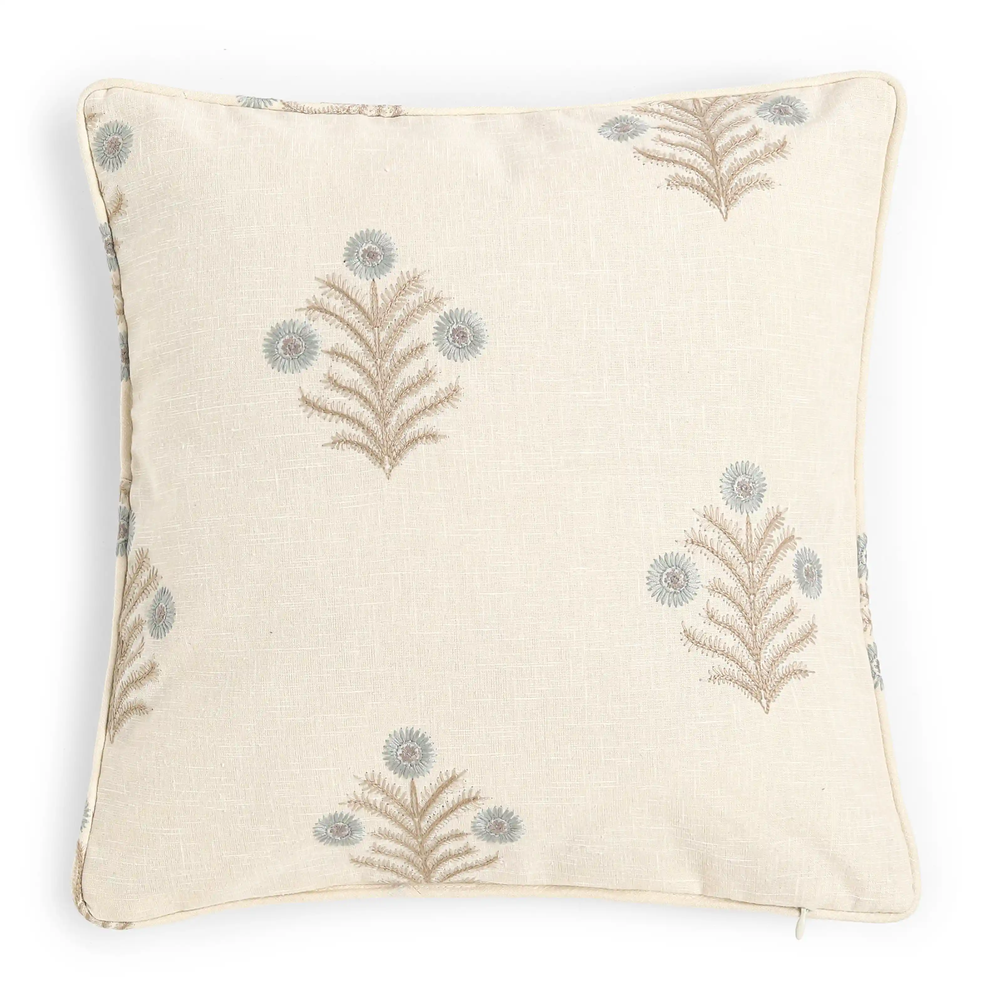 Vissencia Embroidered Cushion Cover | Threaded Bloom - Image 6