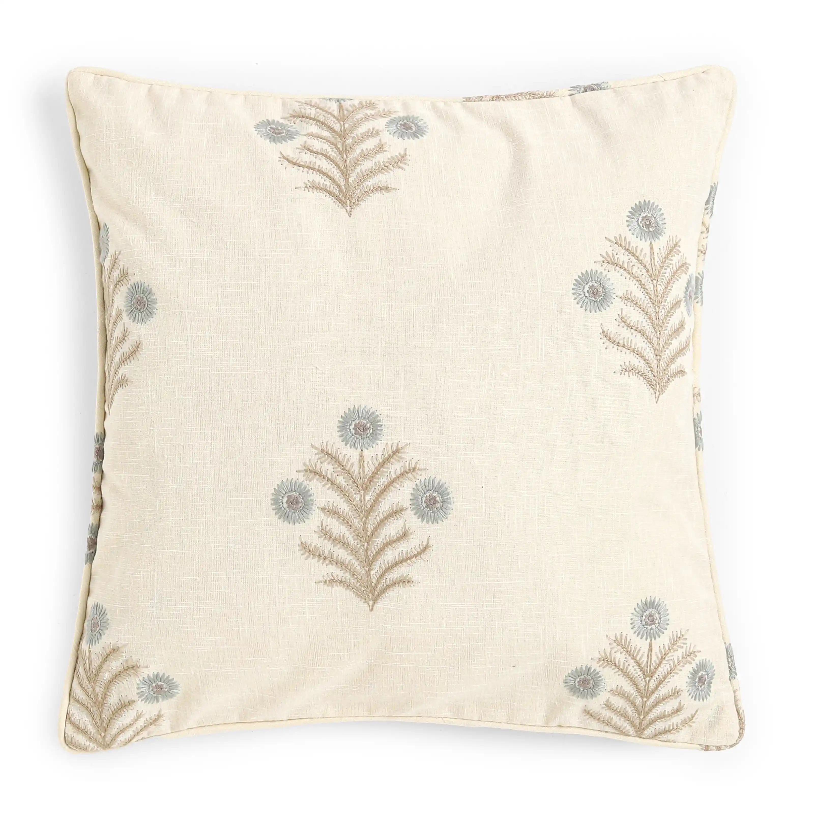 Vissencia Embroidered Cushion Cover | Threaded Bloom - Image 7