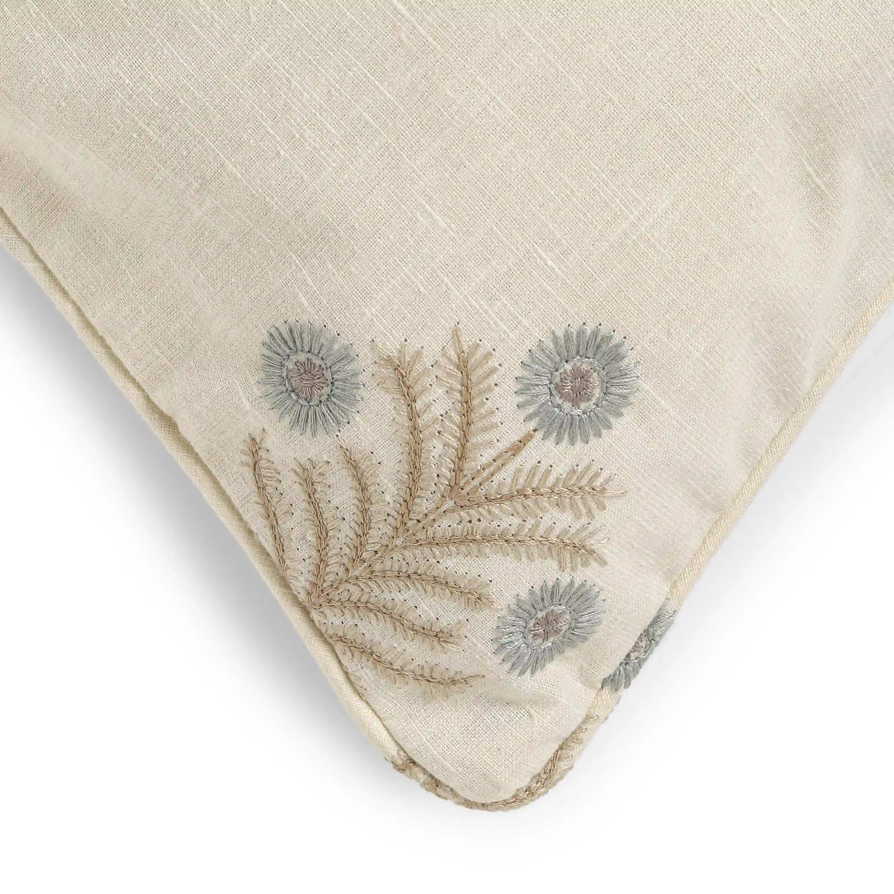 Vissencia Embroidered Cushion Cover | Threaded Bloom - Image 8