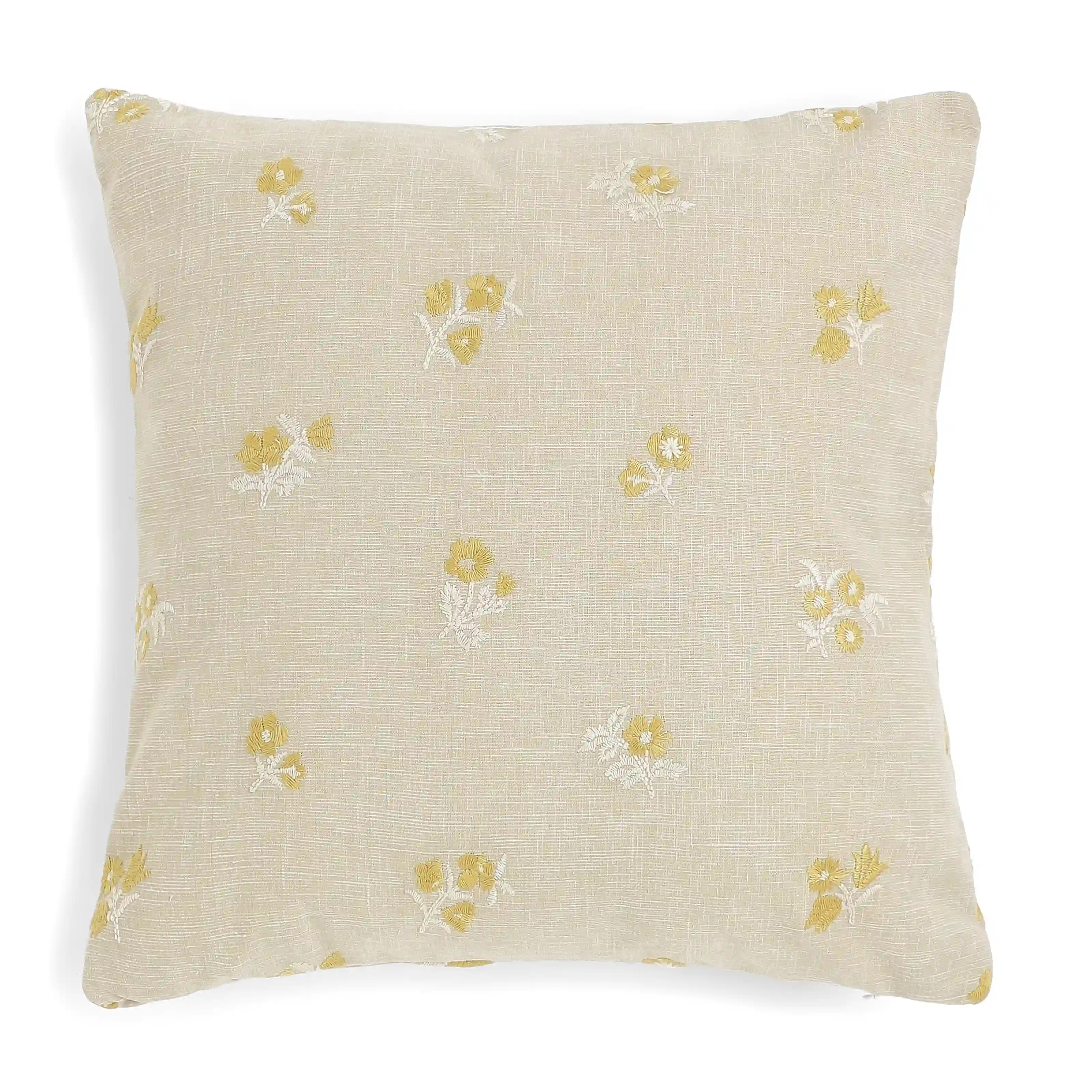 Vissencia Embroidered Cushion Cover | Threaded Petals - Image 12
