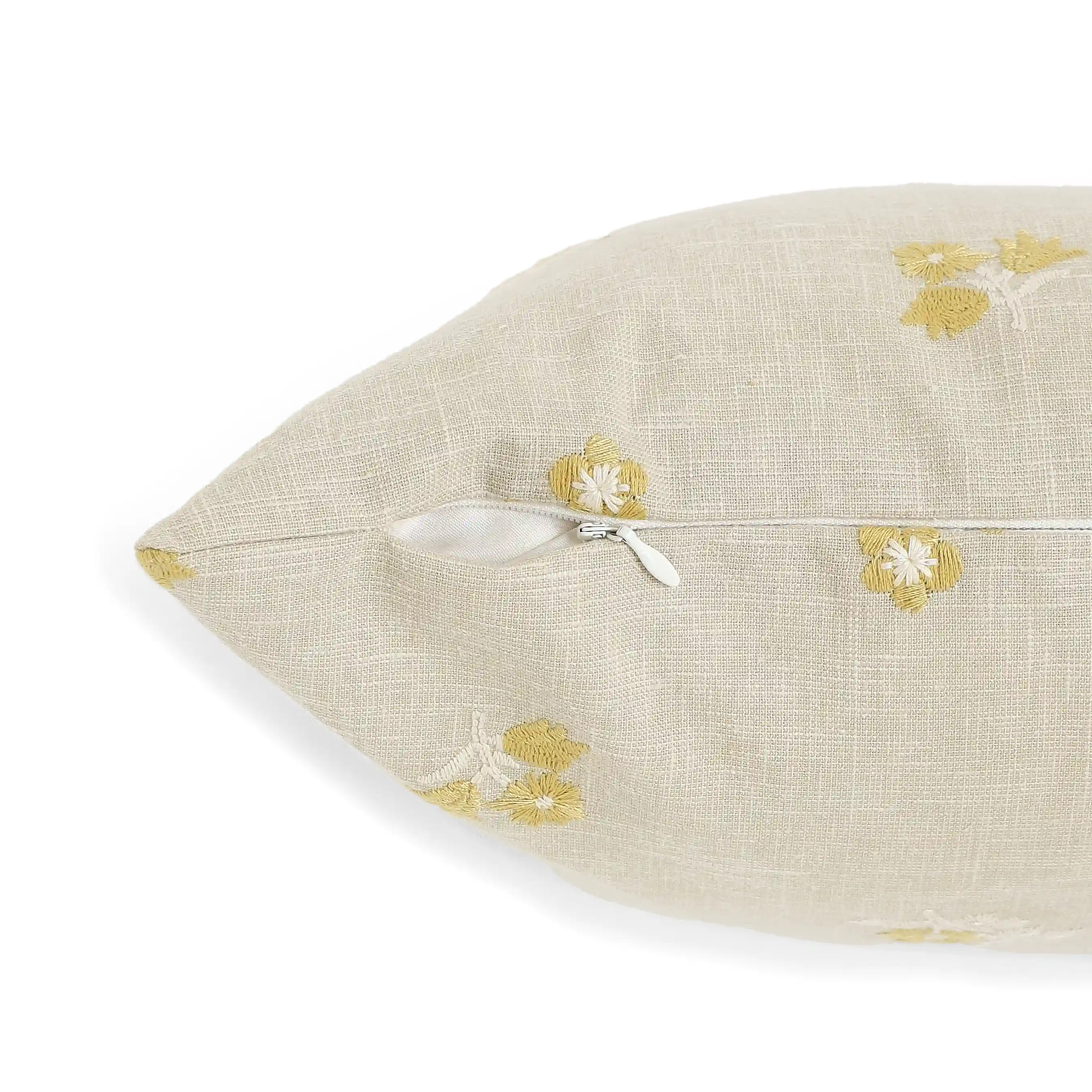 Vissencia Embroidered Cushion Cover | Threaded Petals - Image 15