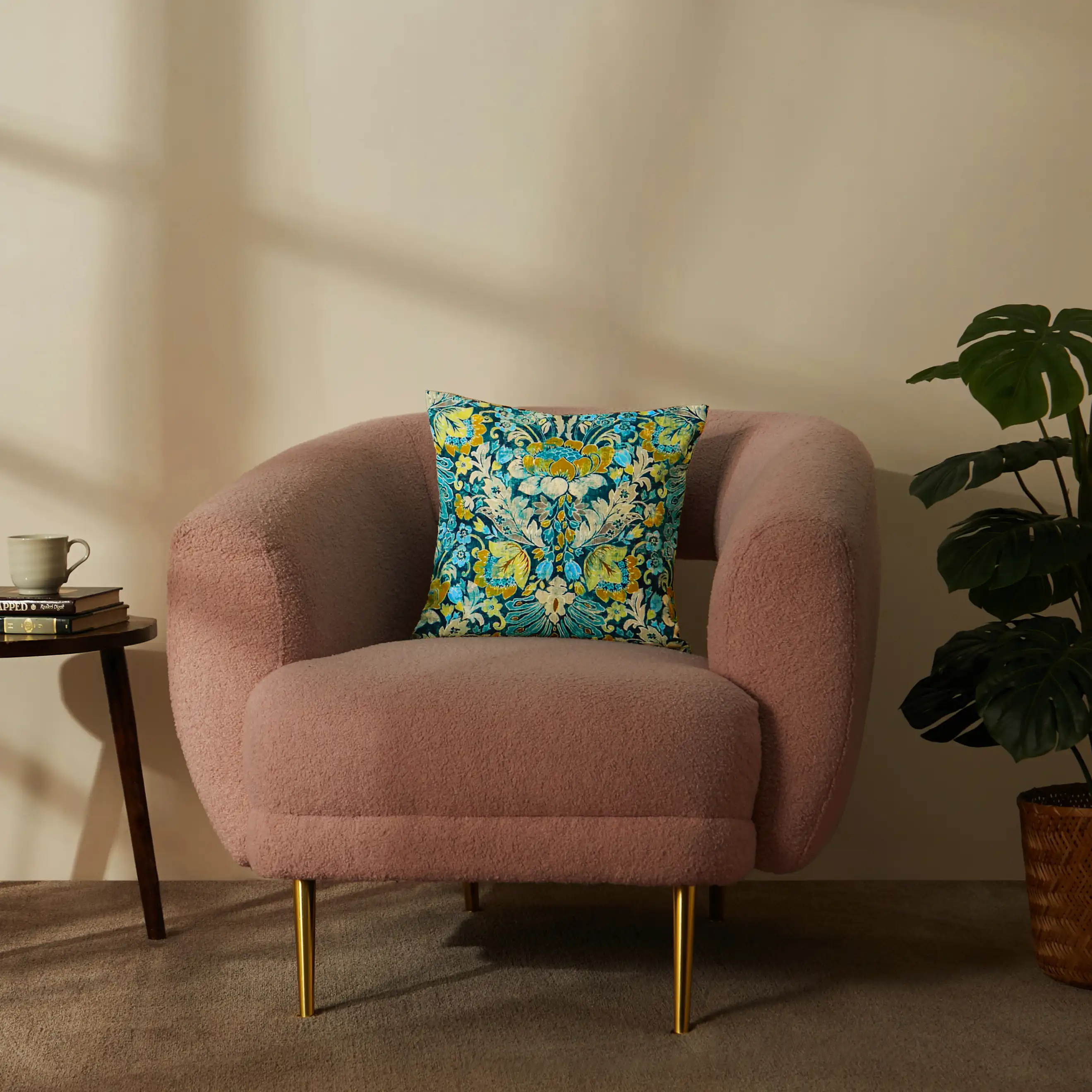 Vissencia Printed Cushion Cover | Vintage Flora - Image 4