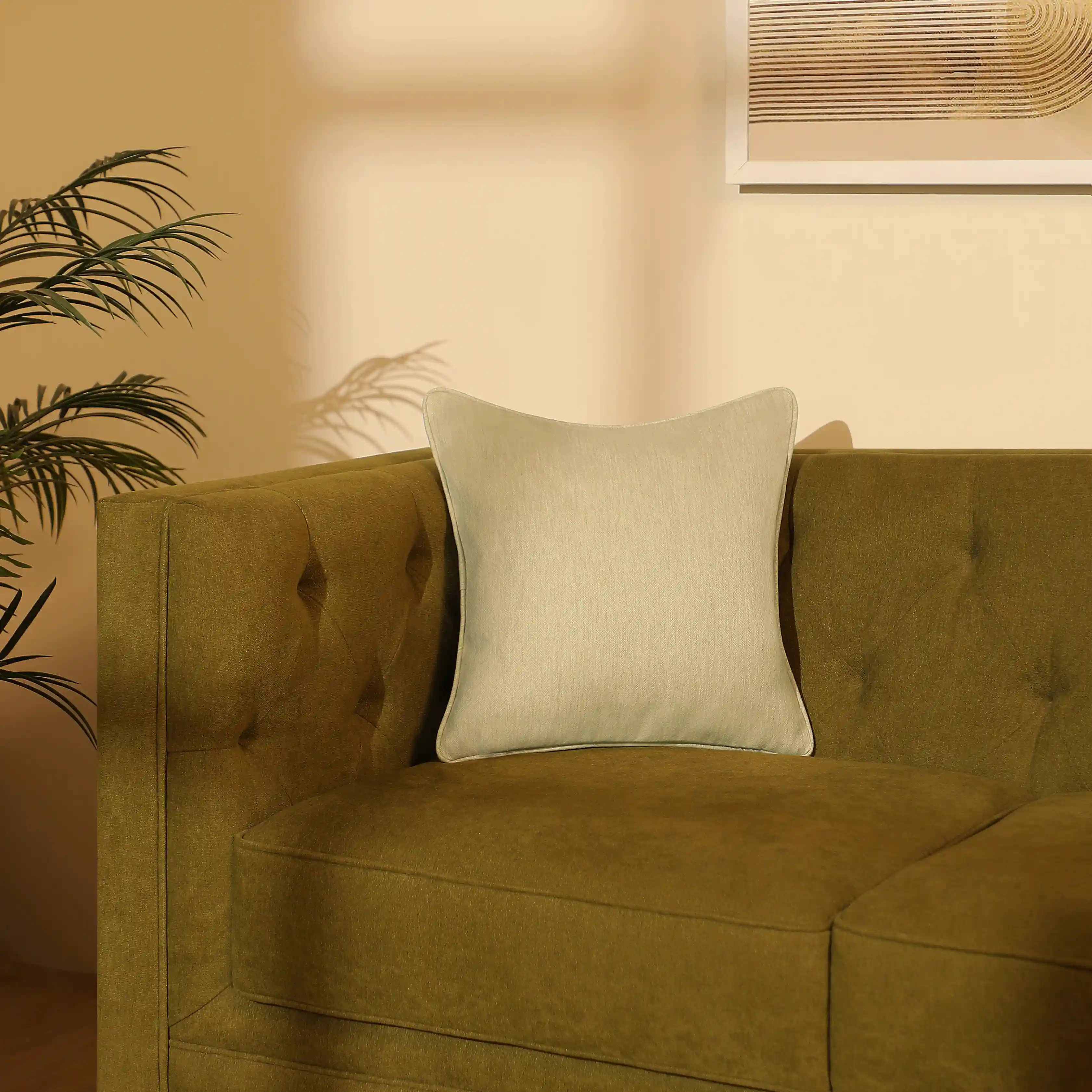 Vissencia Solid Cushion Cover | Textured Weaves - Image 39