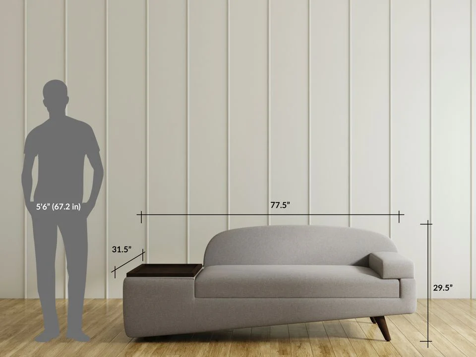 Wedge 2 Seater Sofa with Right Arm - Image 10