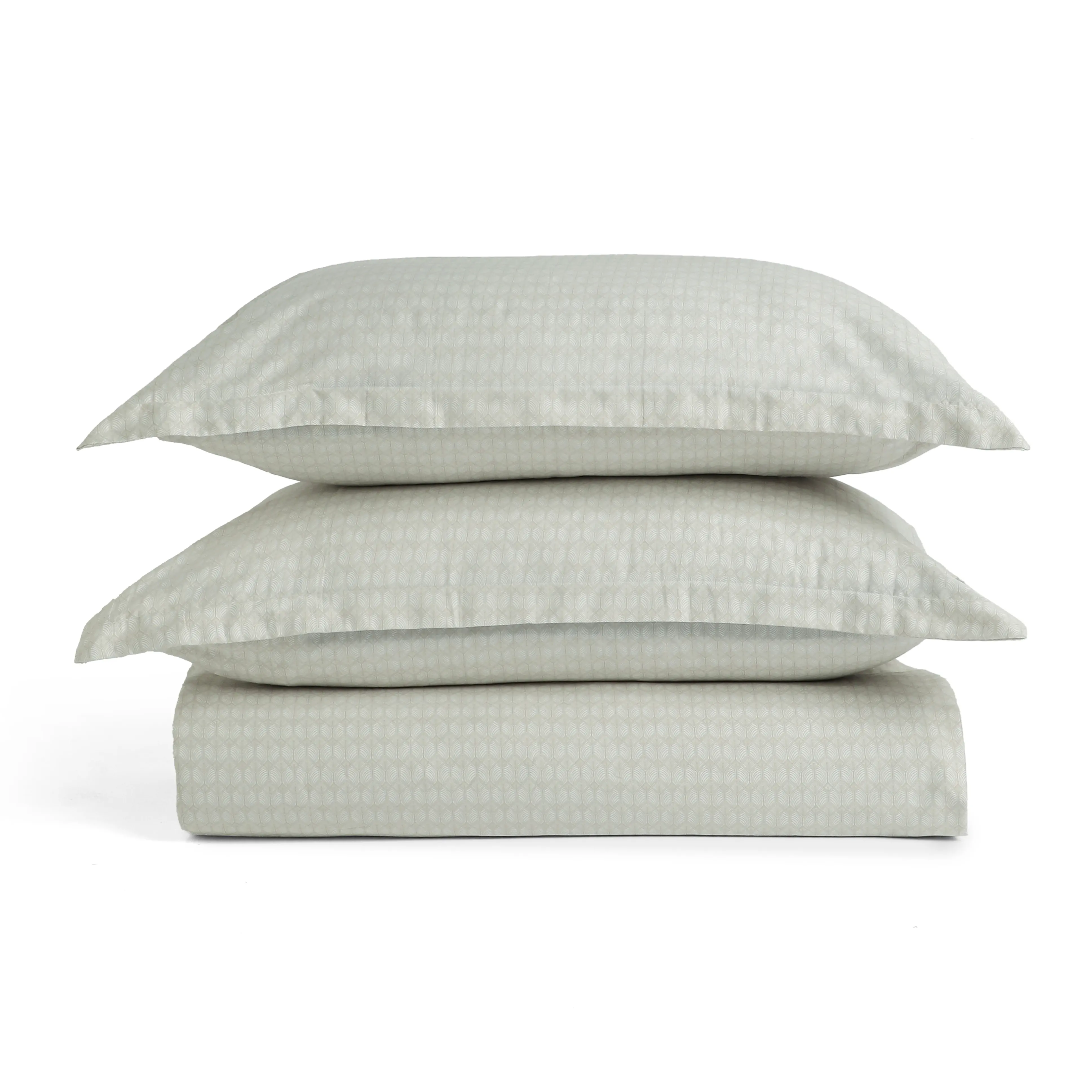 Yutori | 250TC Modern Micro Printed Cotton Bedsheet Set  | Pillow Cover with Merrow Hem Treatment - Image 24
