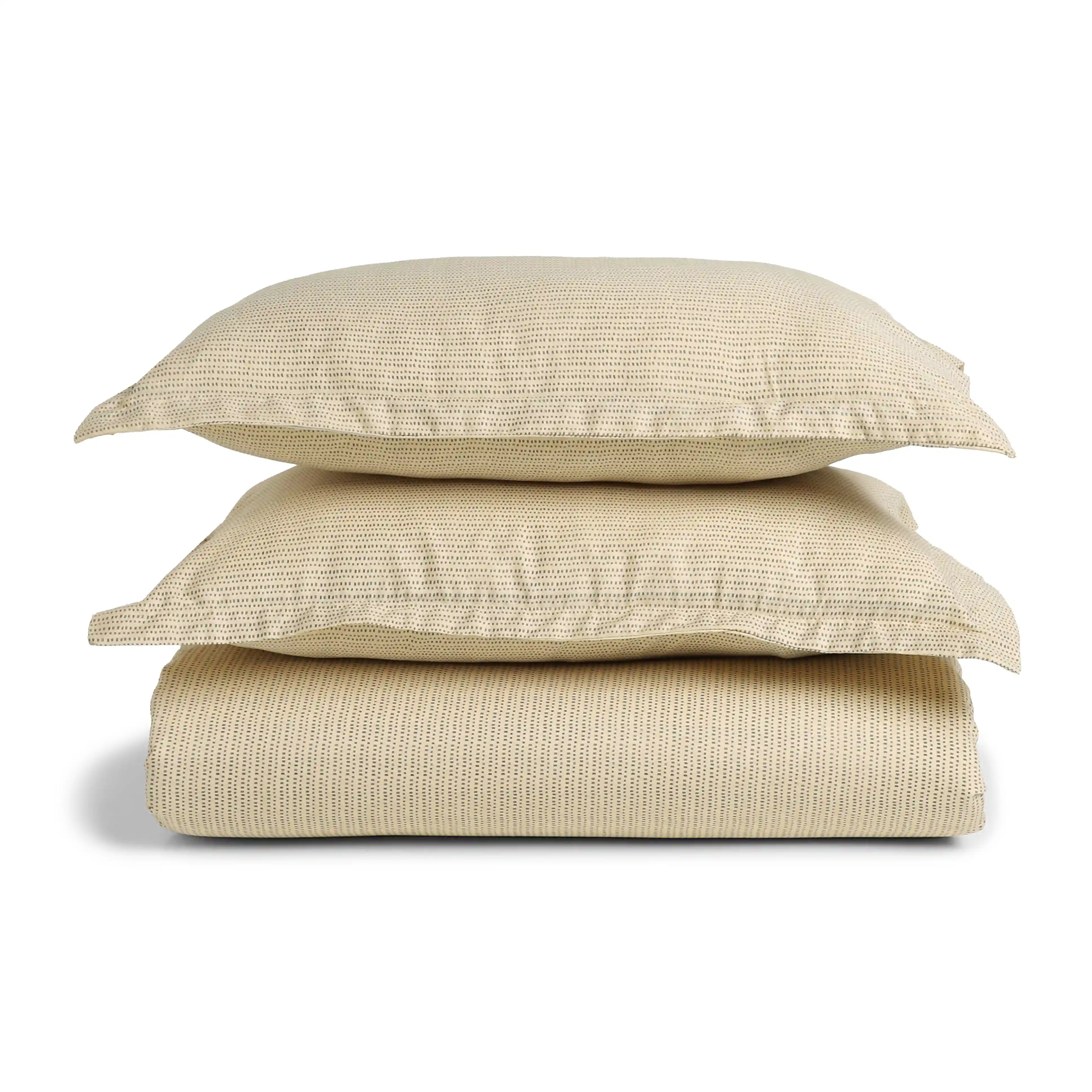Yutori | 250TC Modern Micro Printed Cotton Bedsheet Set  | Pillow Cover with Merrow Hem Treatment - Image 9