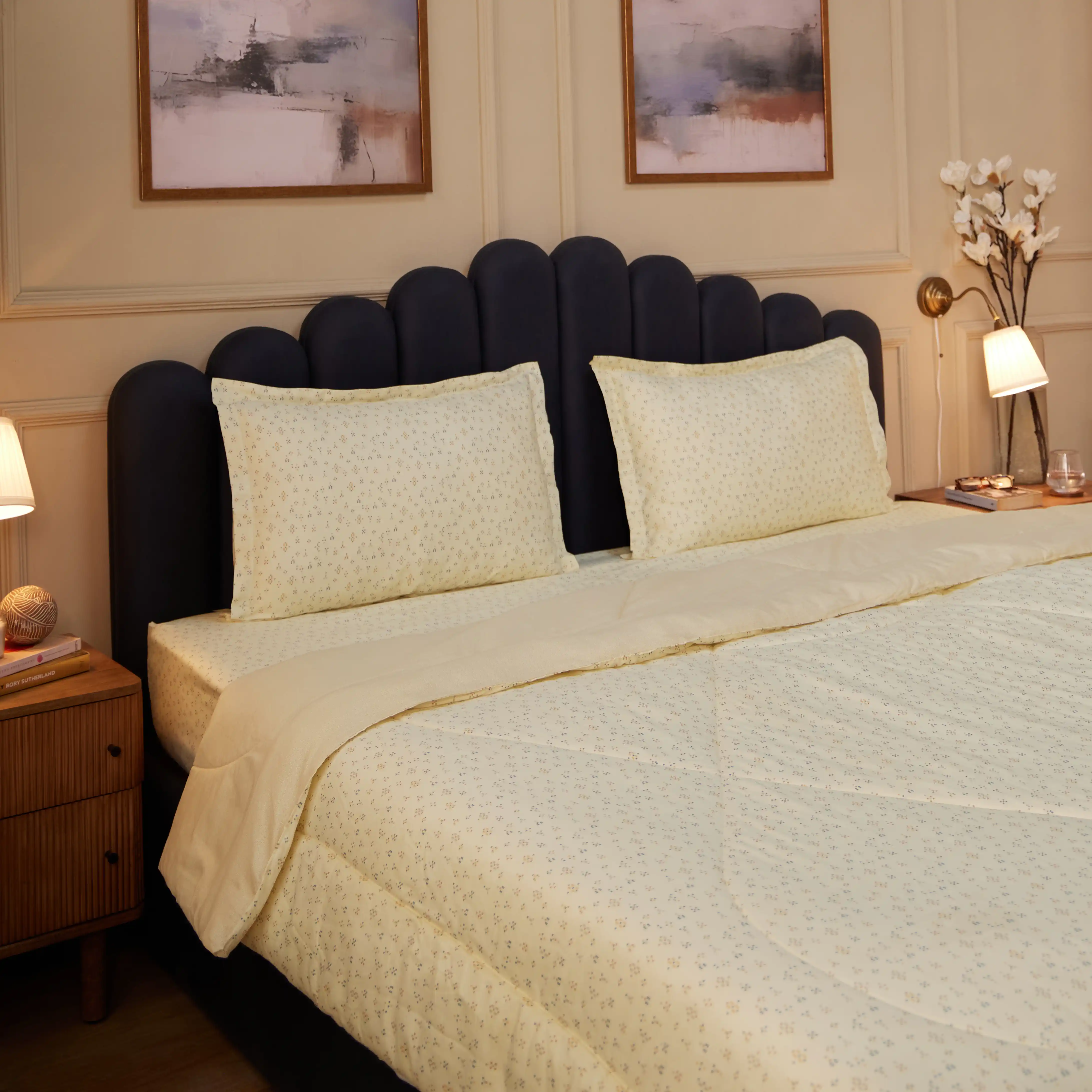 Yutori | 250 TC Modern Micro Printed 120GSM Reversible Comforter - Image 11
