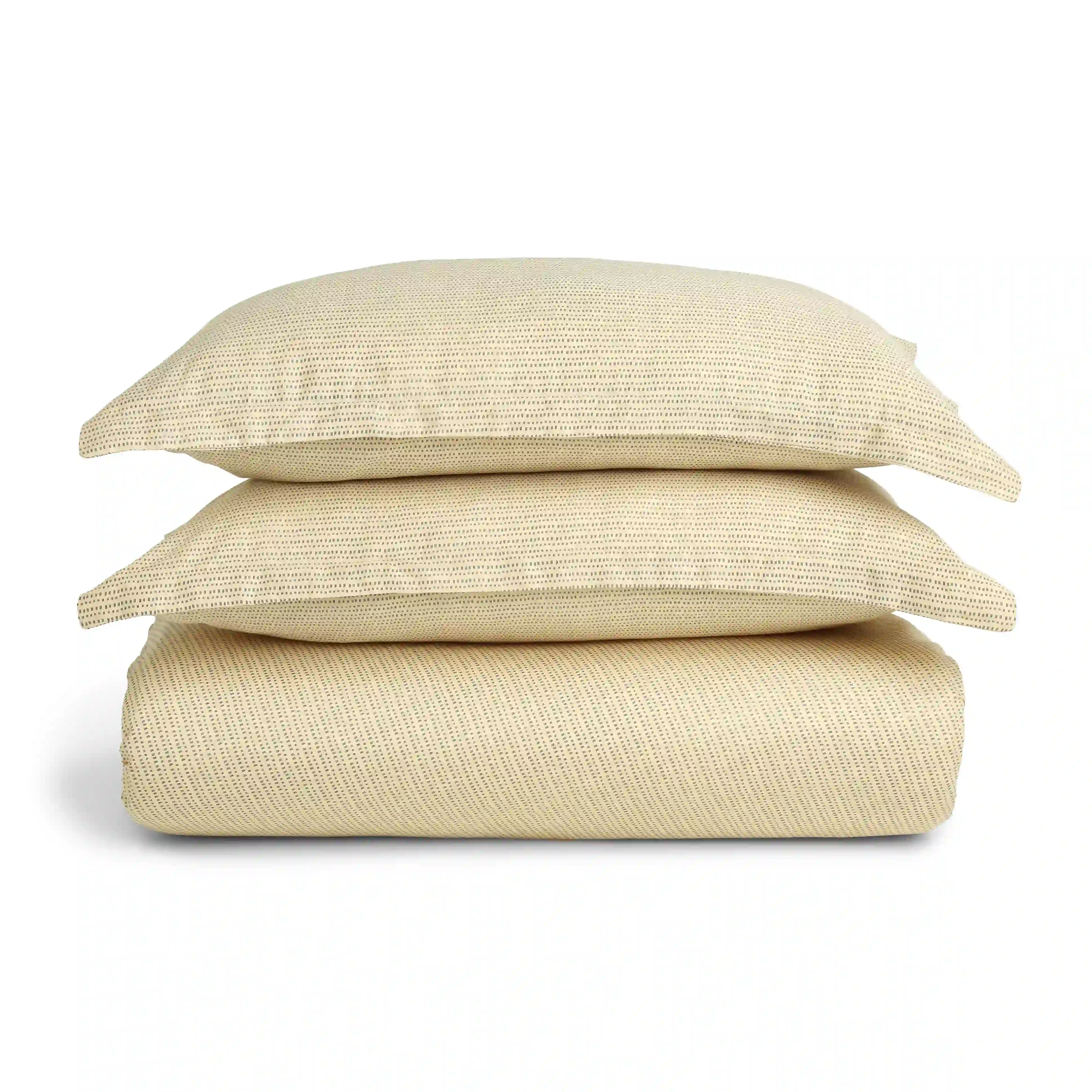 Yutori | 250 TC Modern Micro Printed Cotton Fitted Sheet Set  | Pillow Cover with Merrow Hem Treatment - Image 12